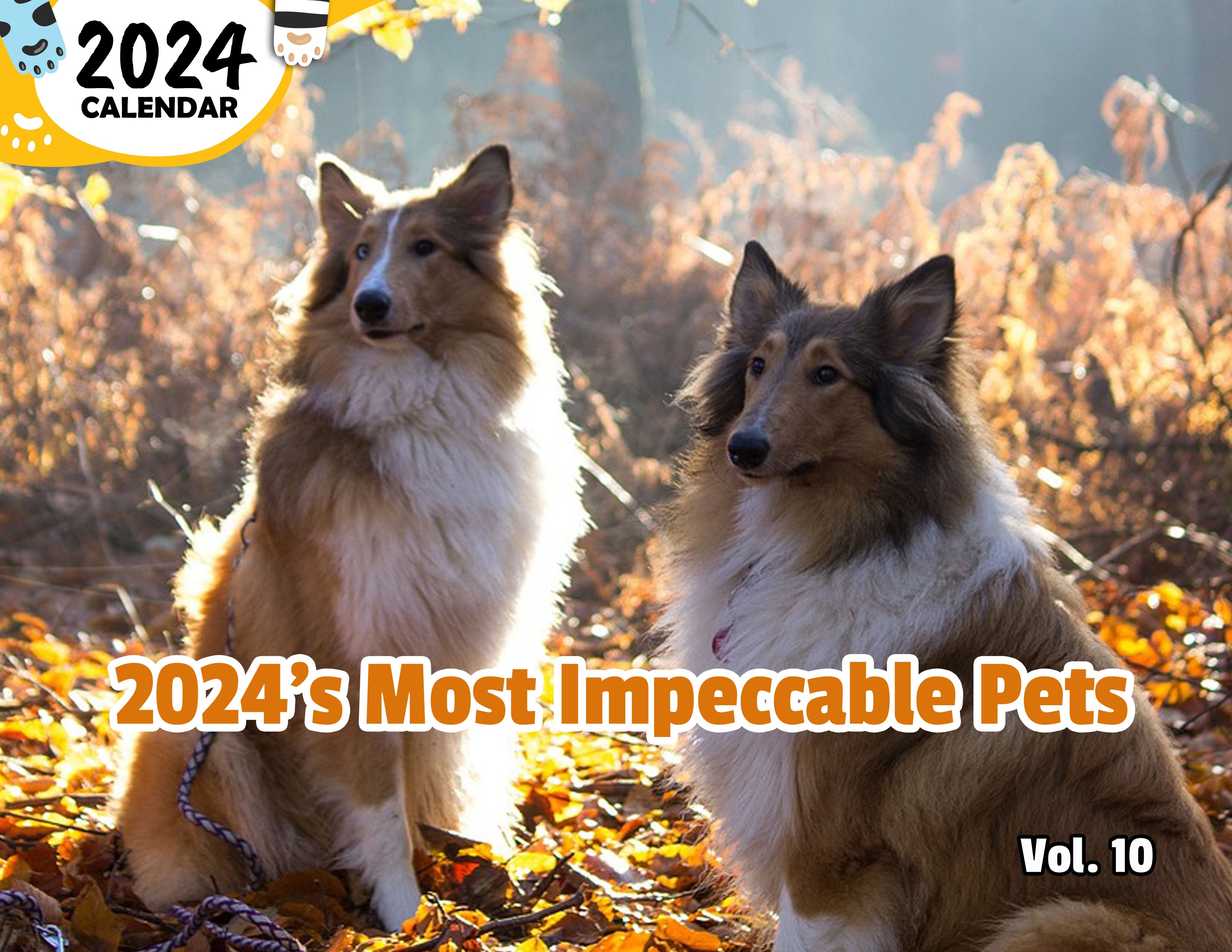 2024's Most Impeccable Pets Volume Ten: 2024 Wall Calendar (Published)