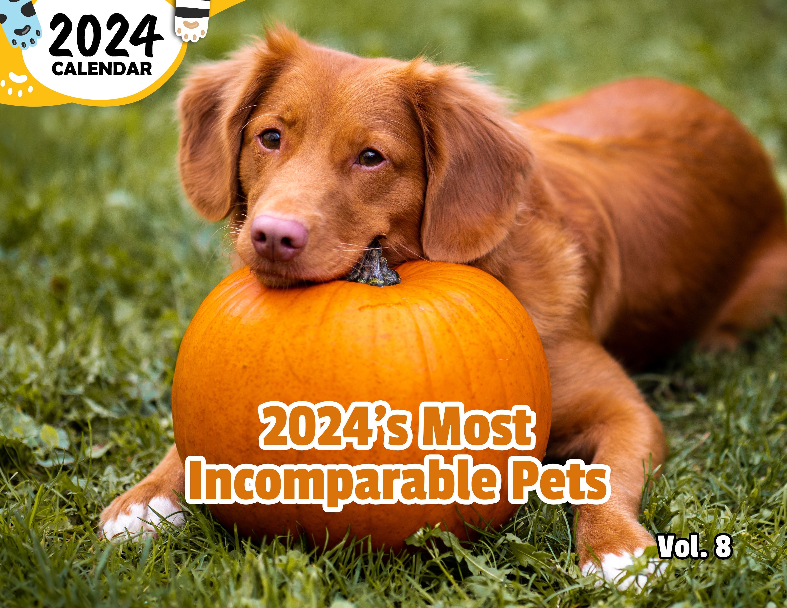 2024's Most Incomparable Pets Volume Eight: 2024 Wall Calendar (Published)