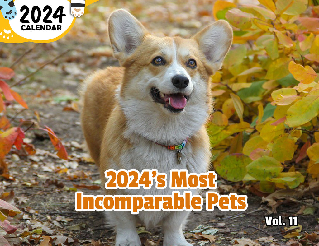2024's Most Incomparable Pets Volume Eleven: 2024 Wall Calendar (Published)
