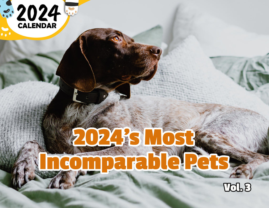 2024's Most Incomparable Pets Volume Three: 2024 Wall Calendar (Published)