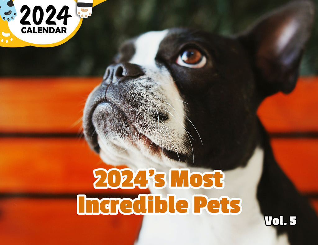 2024's Most Incredible Pets Volume Five: 2024 Wall Calendar (Published)