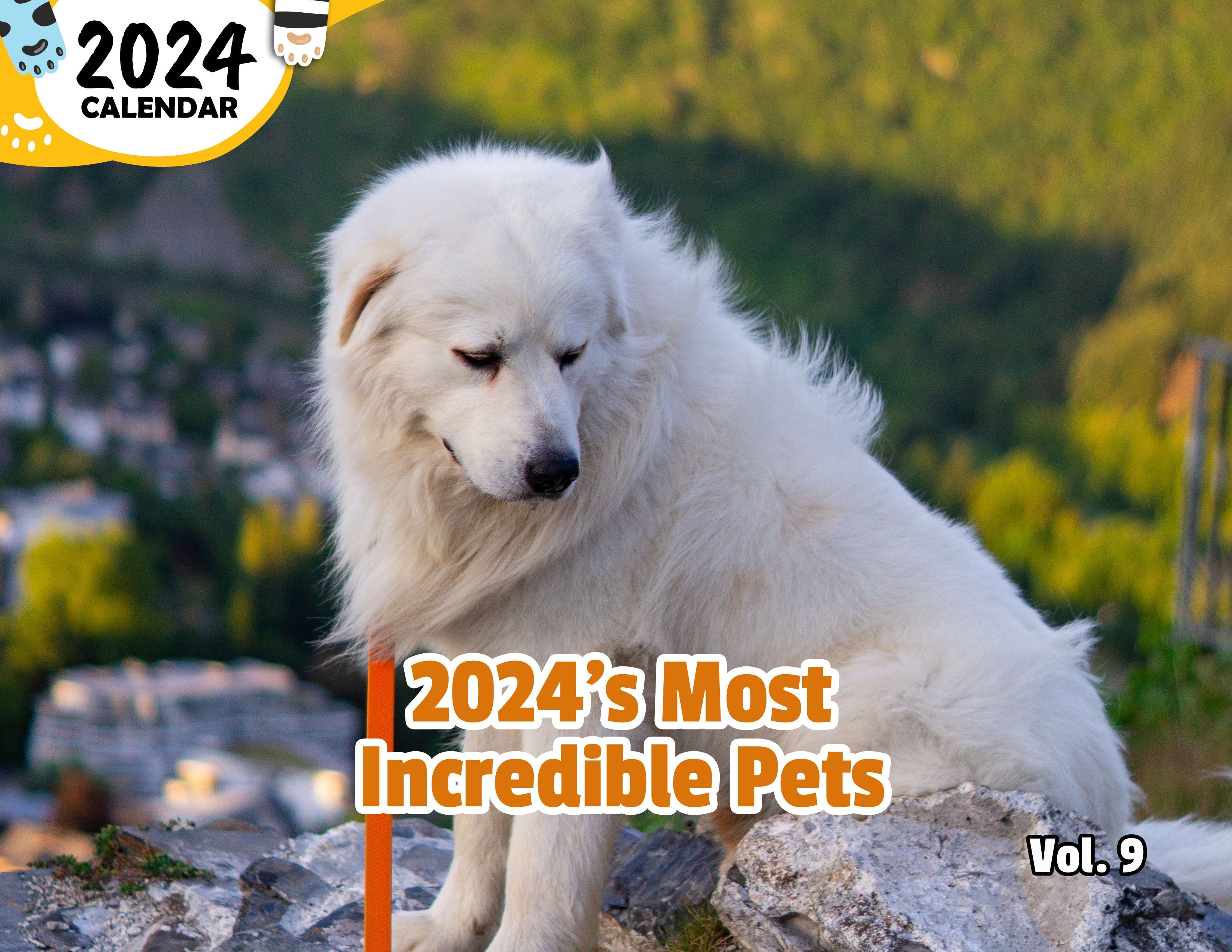 2024's Most Incredible Pets Volume Nine: 2024 Wall Calendar (Published)