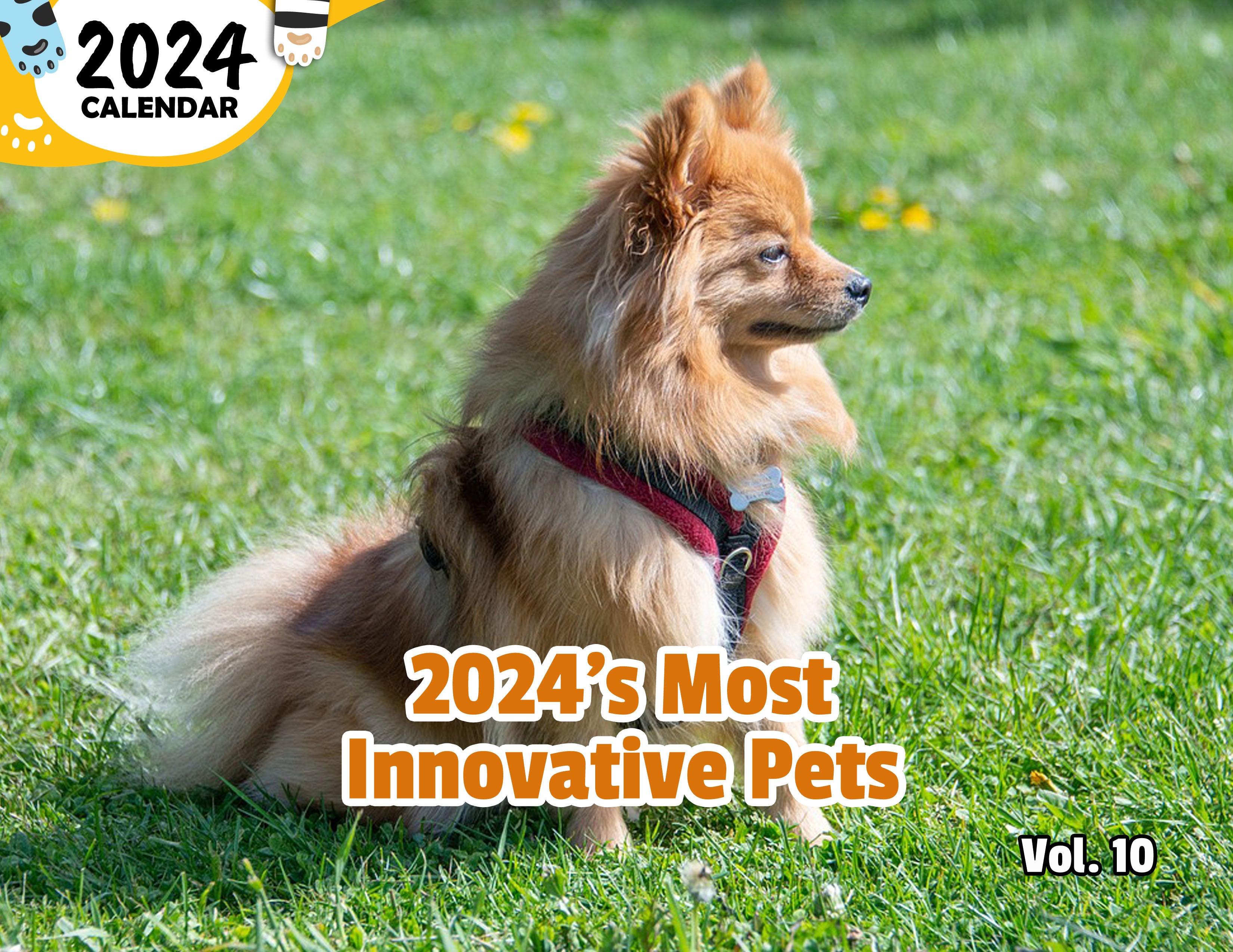 2024's Most Innovative Pets Volume Ten: 2024 Wall Calendar (Published)