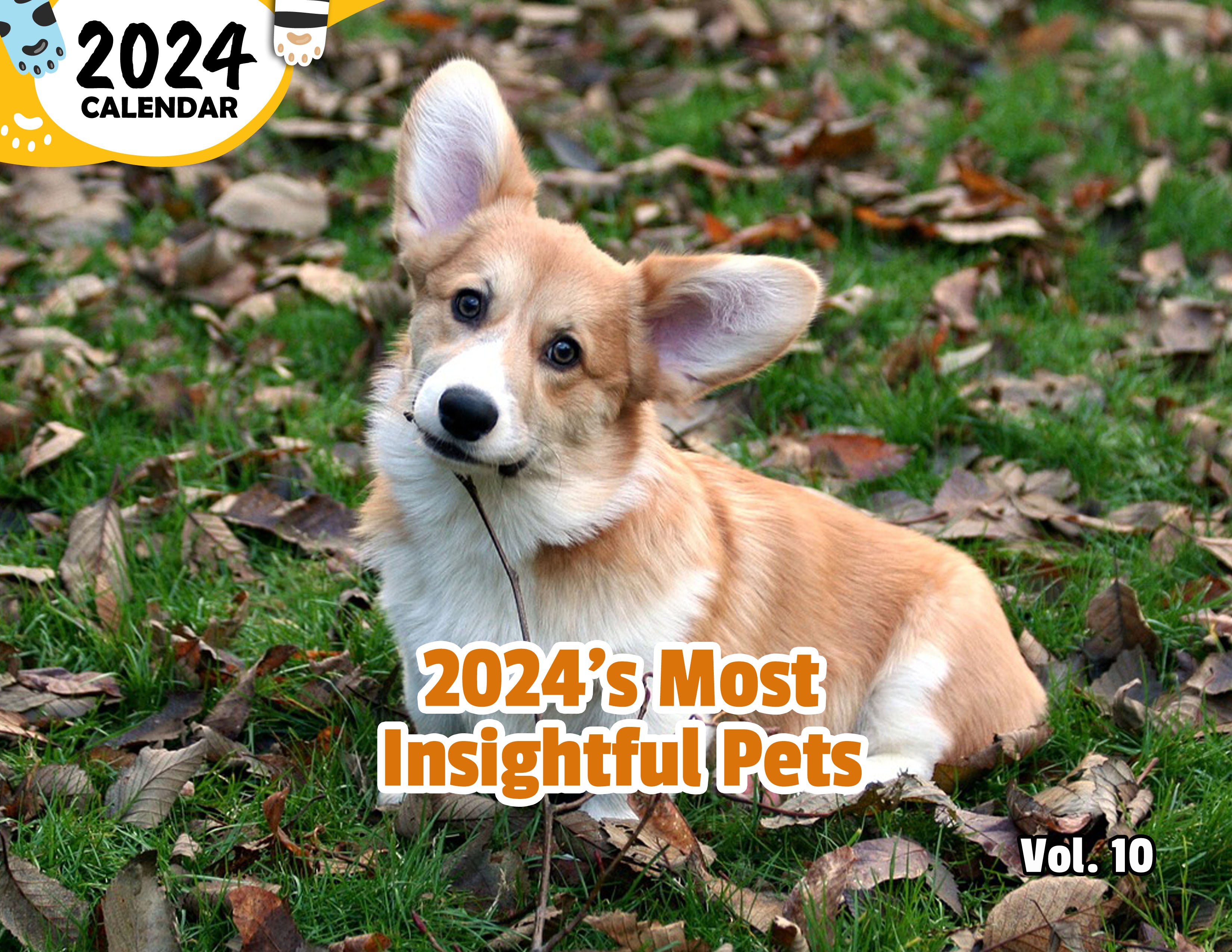 2024's Most Insightful Pets Volume Ten: 2024 Wall Calendar (Published)