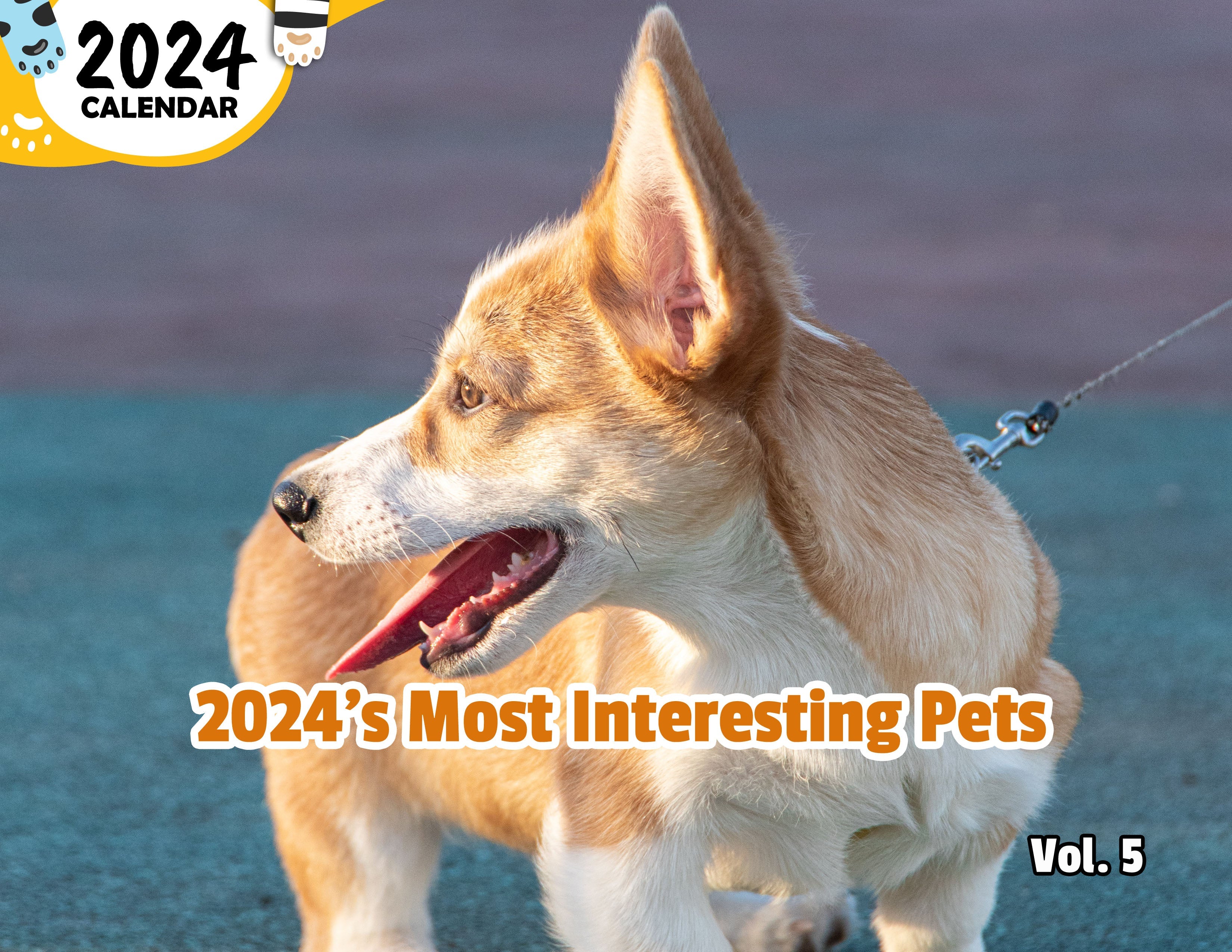 2024's Most Interesting Pets Volume Five: 2024 Wall Calendar (Published)
