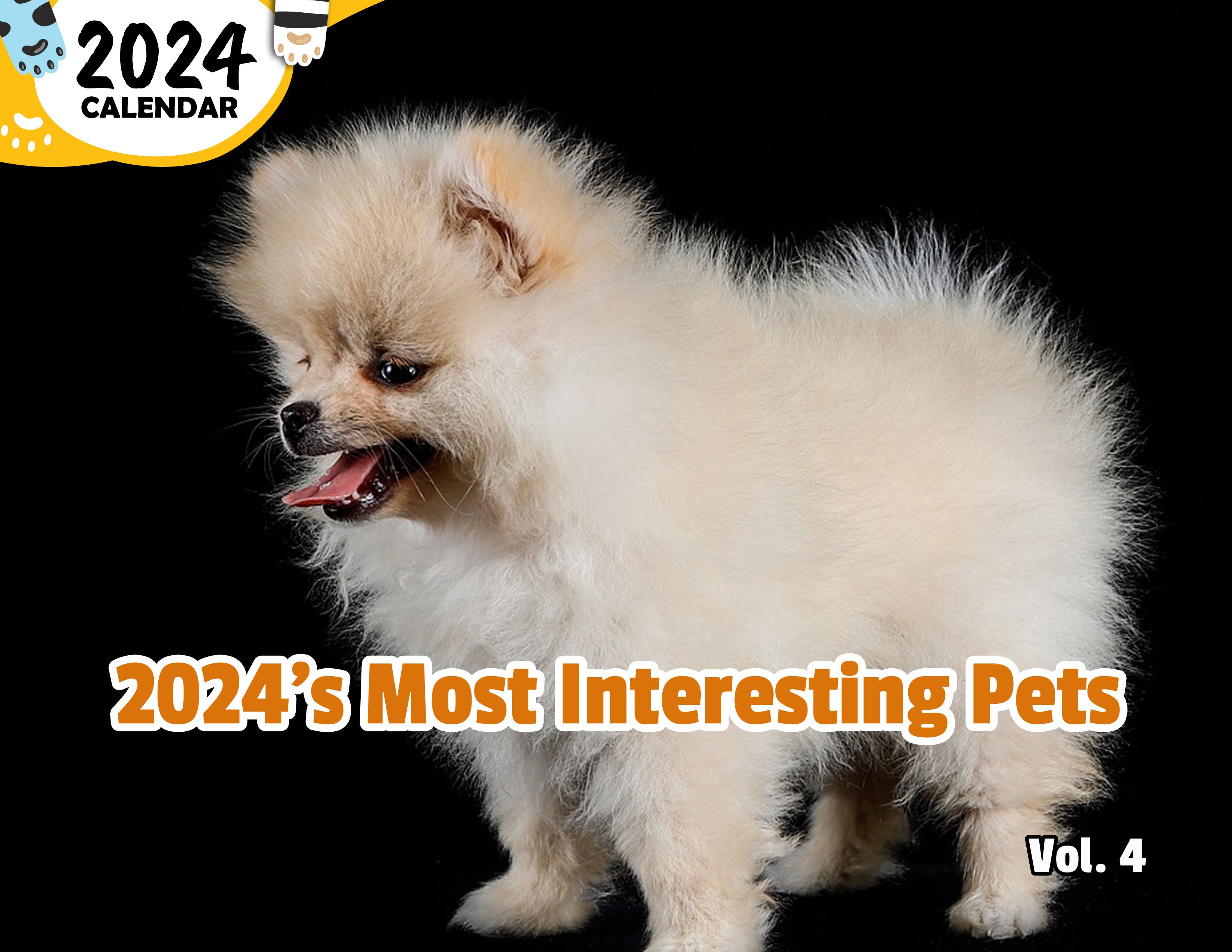 2024's Most Interesting Pets Volume Four: 2024 Wall Calendar (Published)