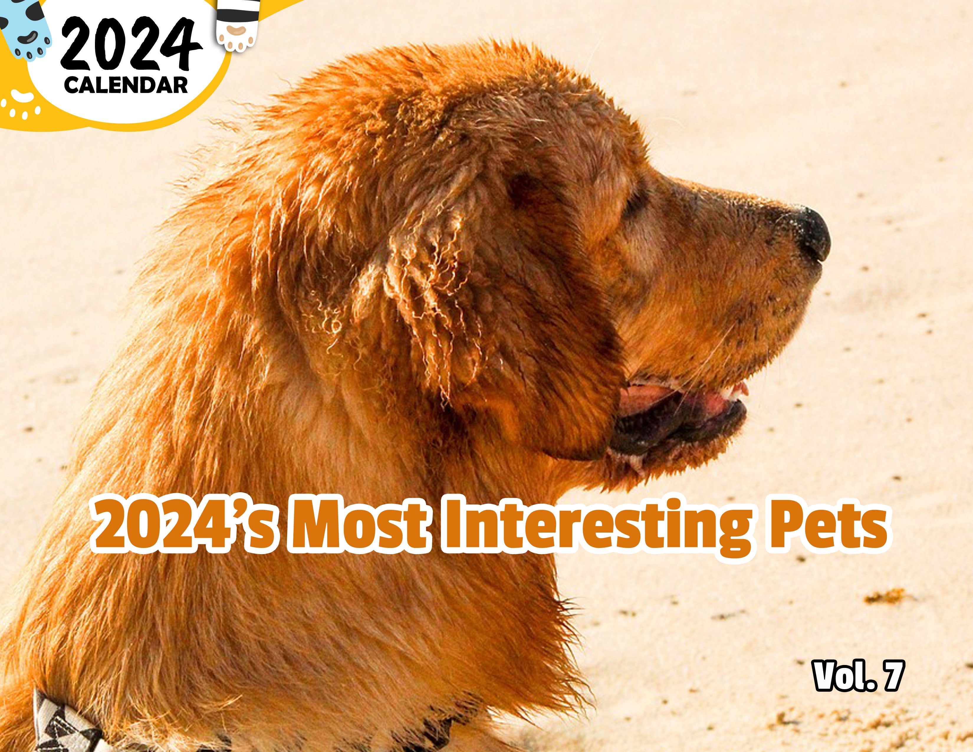 2024's Most Interesting Pets Volume Seven: 2024 Wall Calendar (Published)