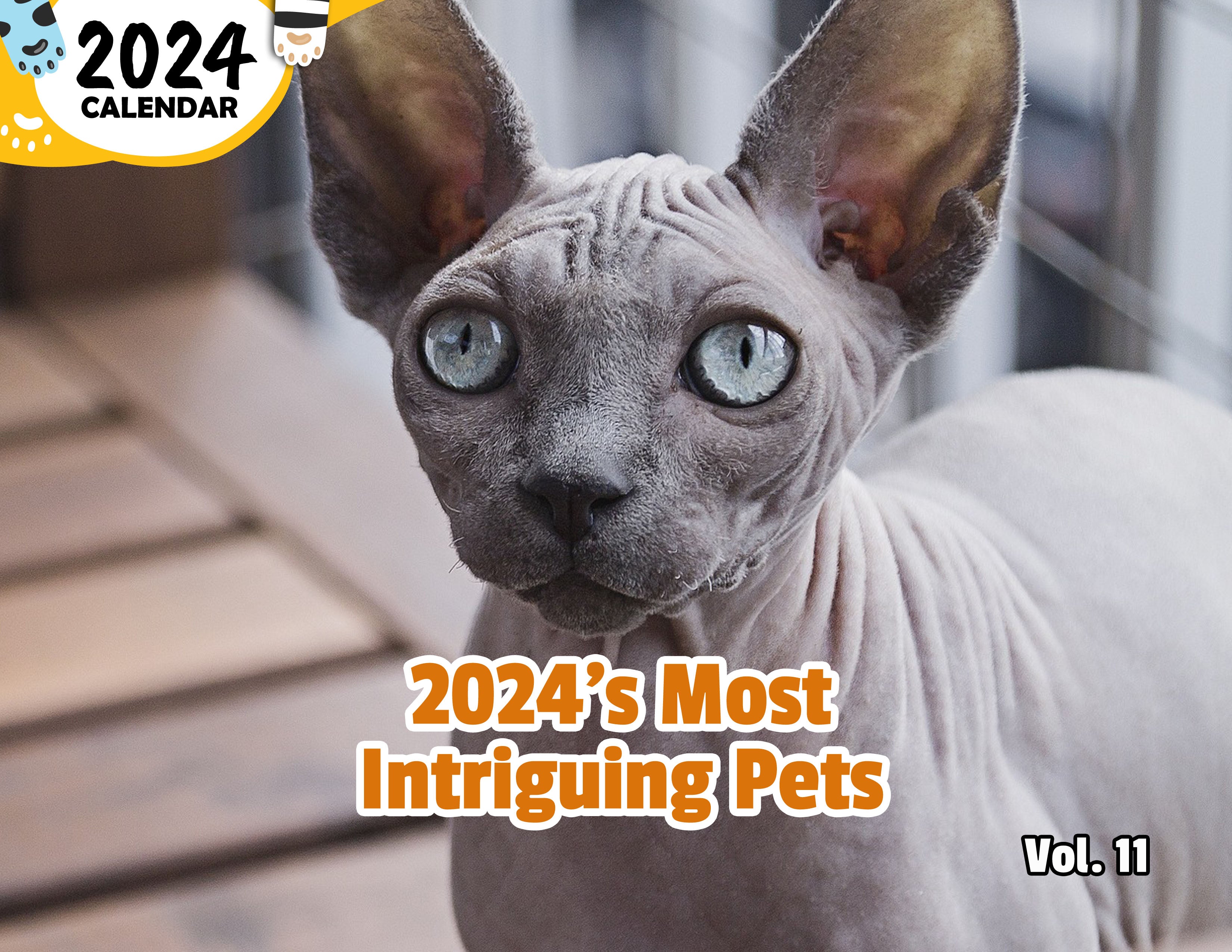 2024's Most Intriguing Pets Volume Eleven: 2024 Wall Calendar (Published)