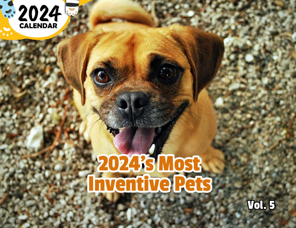 2024's Most Inventive Pets Volume Five: 2024 Wall Calendar (Published)