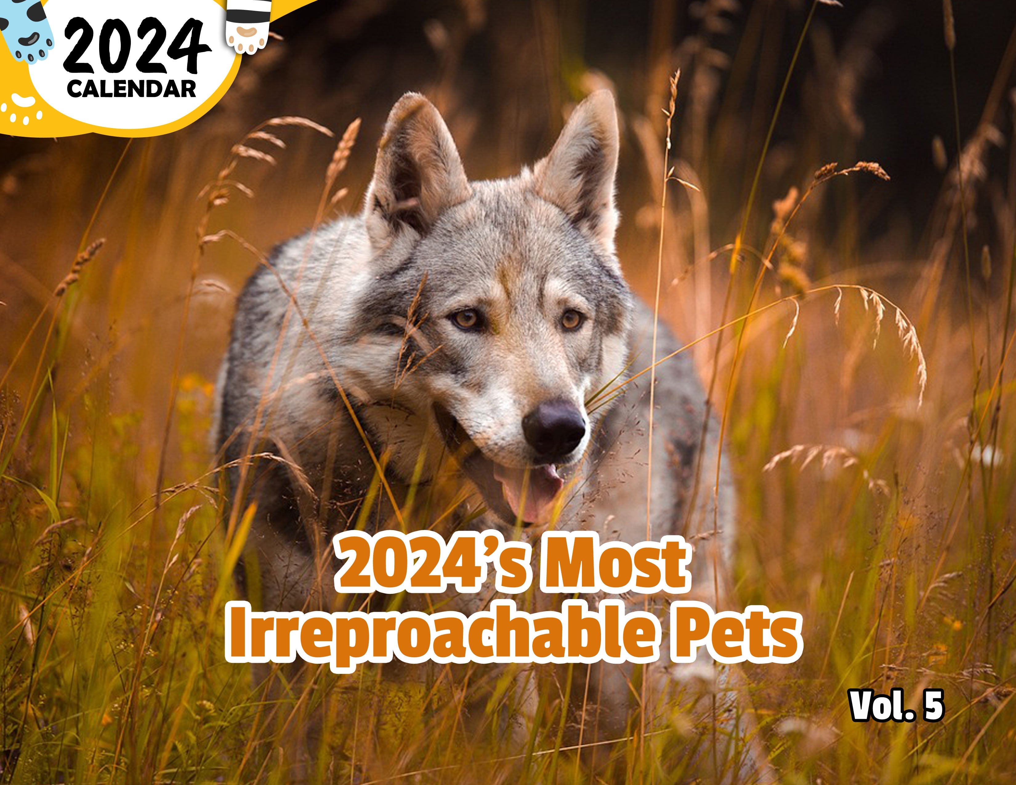 2024's Most Irreproachable Pets Volume Five: 2024 Wall Calendar (Published)