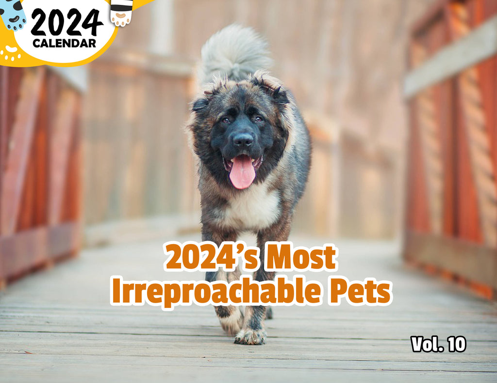 2024's Most Irreproachable Pets Volume Ten: 2024 Wall Calendar (Published)