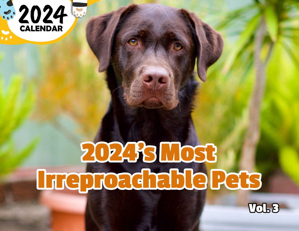 2024's Most Irreproachable Pets Volume Three: 2024 Wall Calendar (Published)