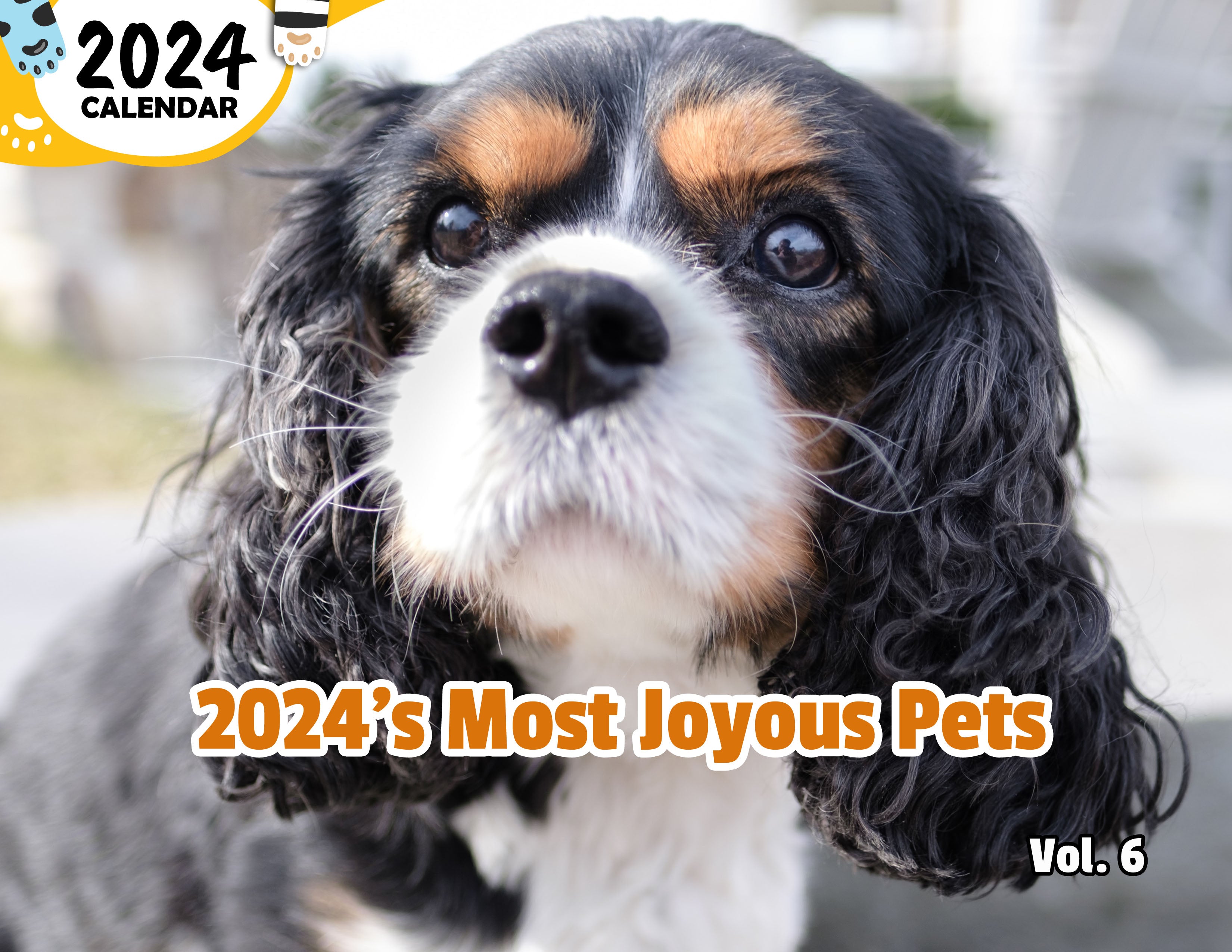 2024's Most Joyous Pets Volume Six: 2024 Wall Calendar (Published)