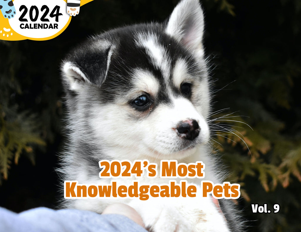 2024's Most Knowledgeable Pets Volume Nine: 2024 Wall Calendar (Published)