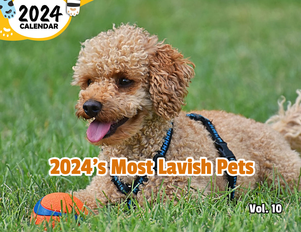 2024's Most Lavish Pets Volume Ten: 2024 Wall Calendar (Published)
