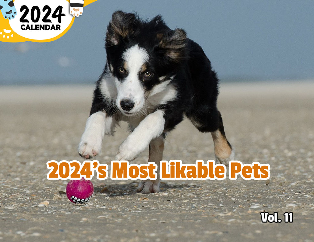 2024's Most Likable Pets Volume Eleven: 2024 Wall Calendar (Published)