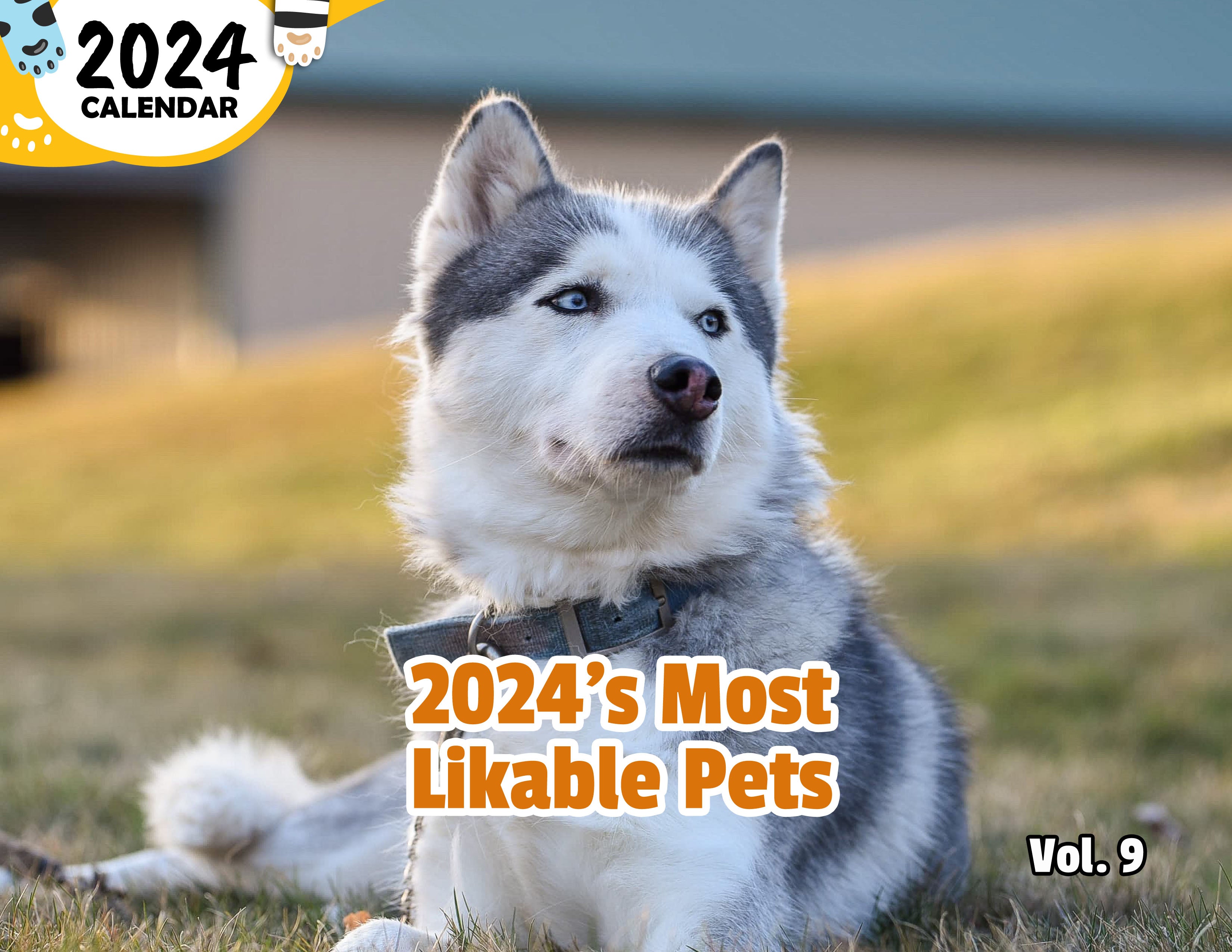 2024's Most Likable Pets Volume Nine: 2024 Wall Calendar (Published)