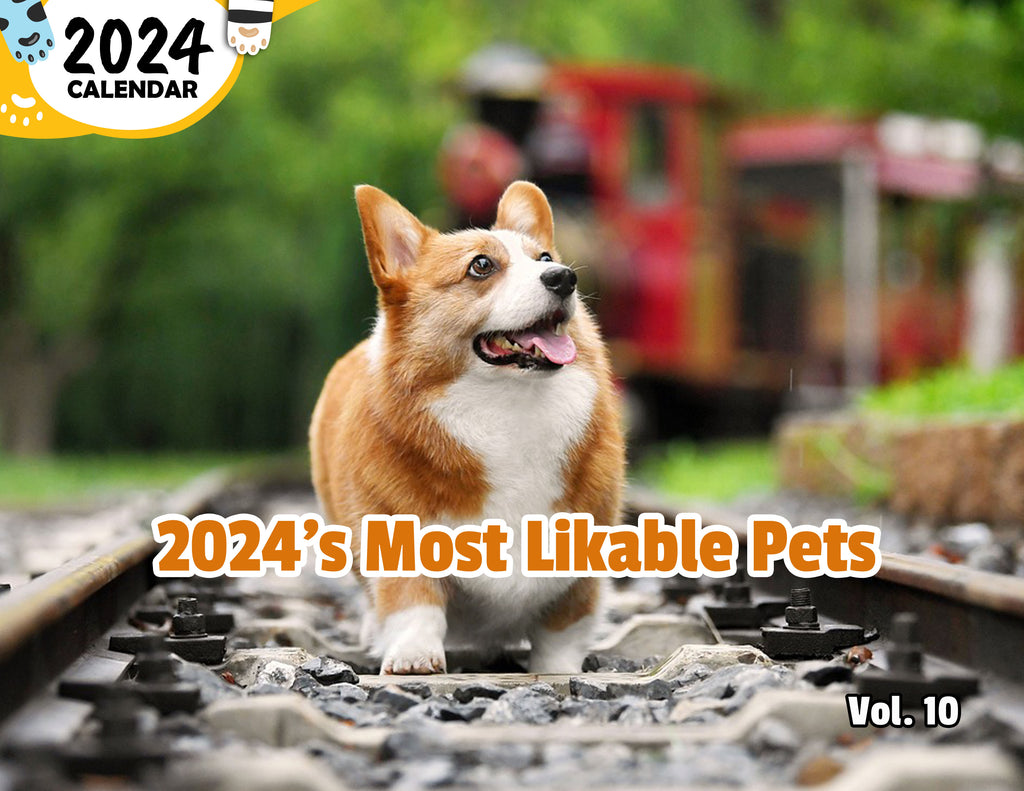 2024's Most Likable Pets Volume Ten: 2024 Wall Calendar (Published)