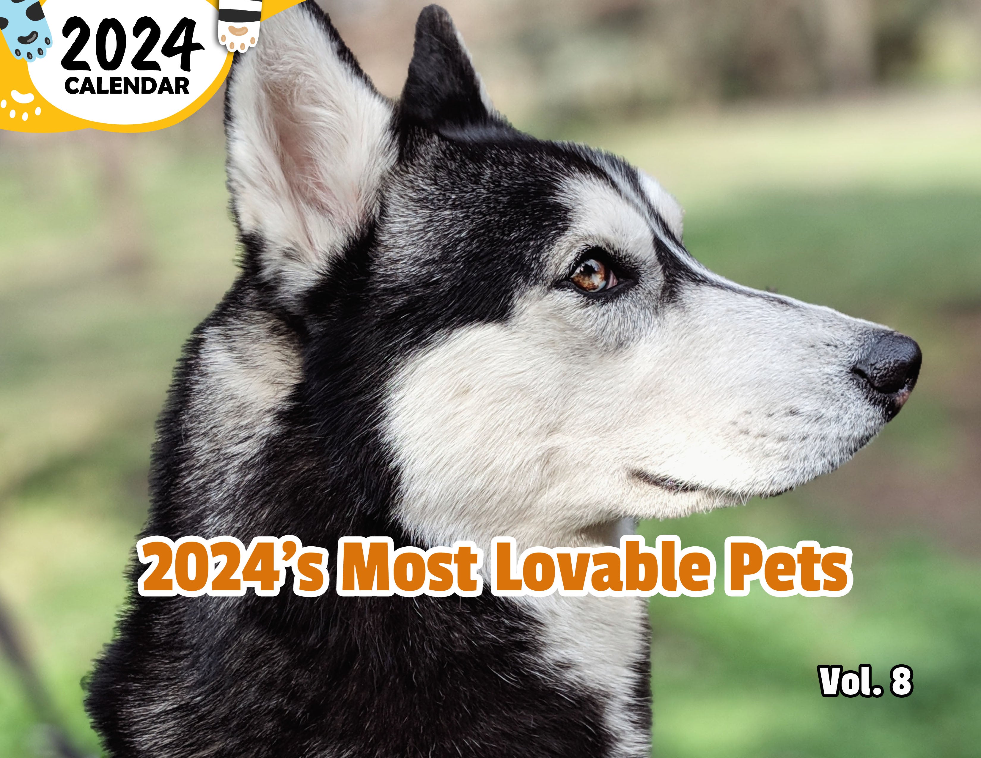 2024's Most Lovable Pets Volume Eight: 2024 Wall Calendar (Published)