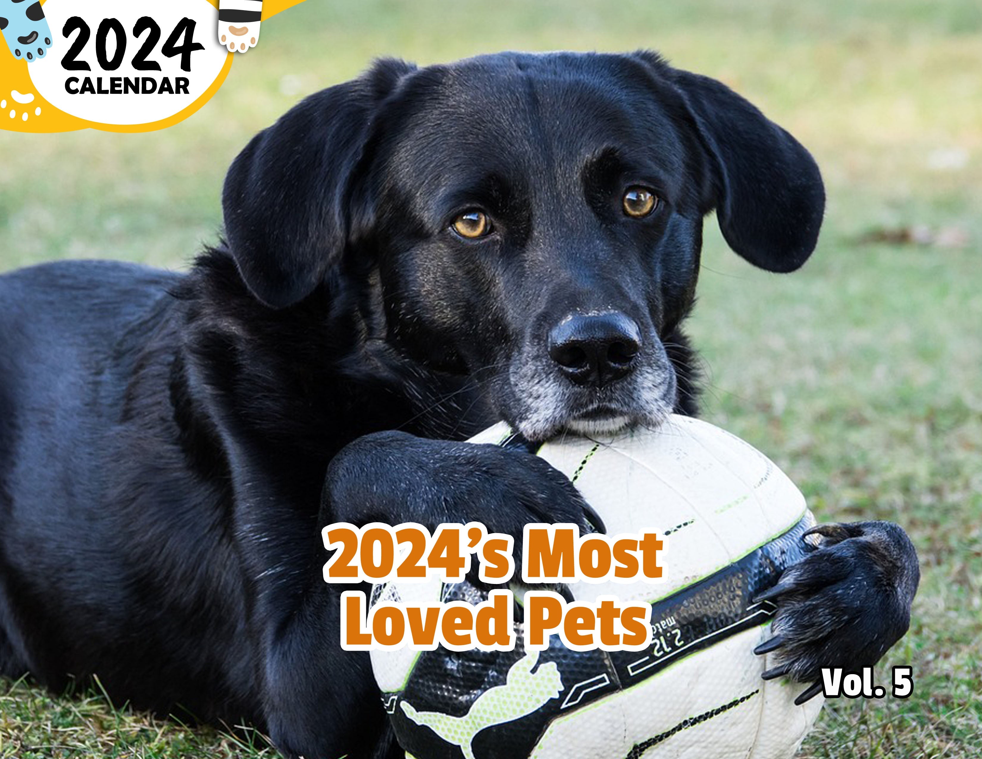 2024's Most Loved Pets Volume Five: 2024 Wall Calendar (Published)