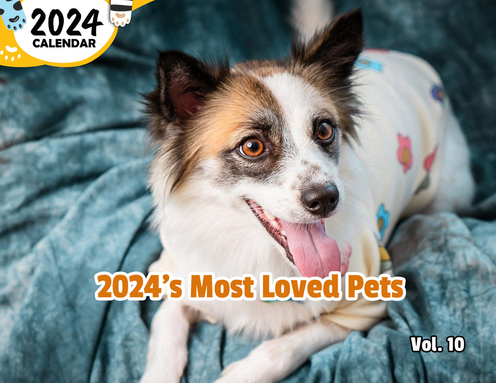2024's Most Loved Pets Volume Ten: 2024 Wall Calendar (Published)