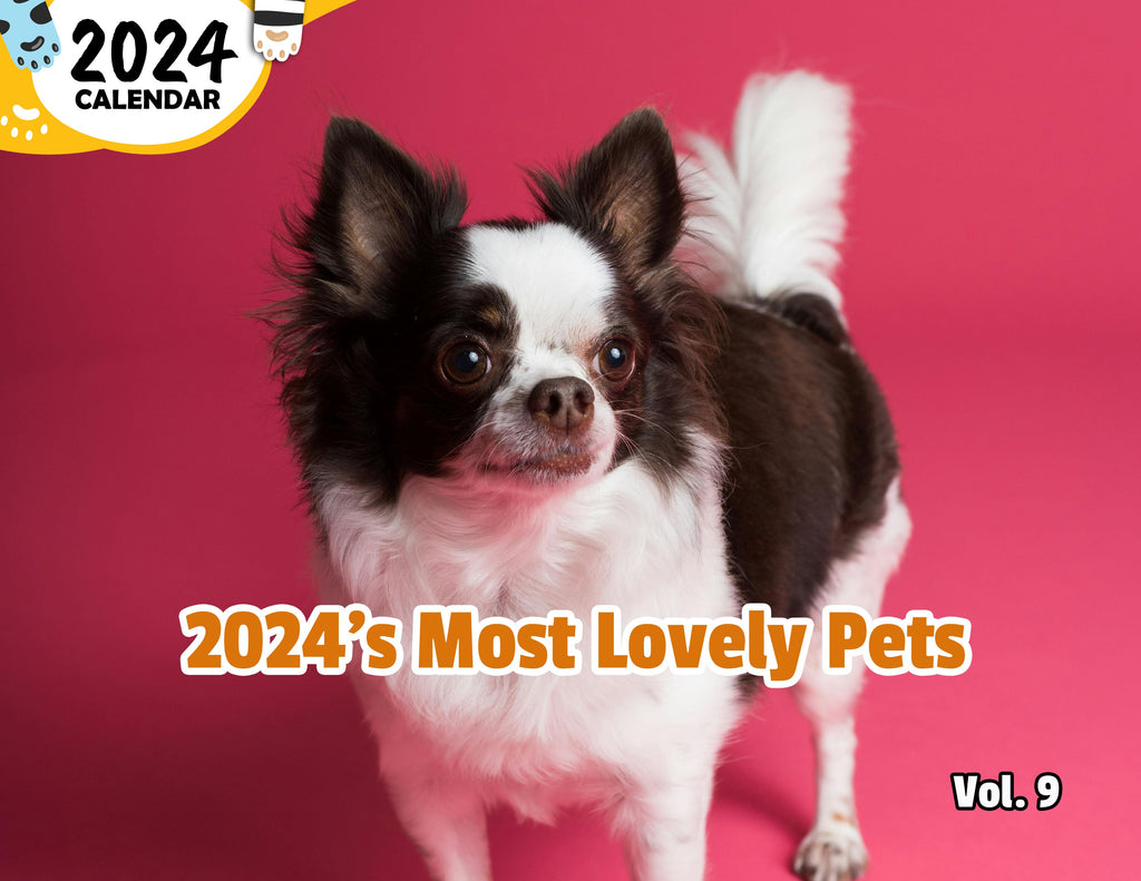 2024's Most Lovely Pets Volume Nine: 2024 Wall Calendar (Published)
