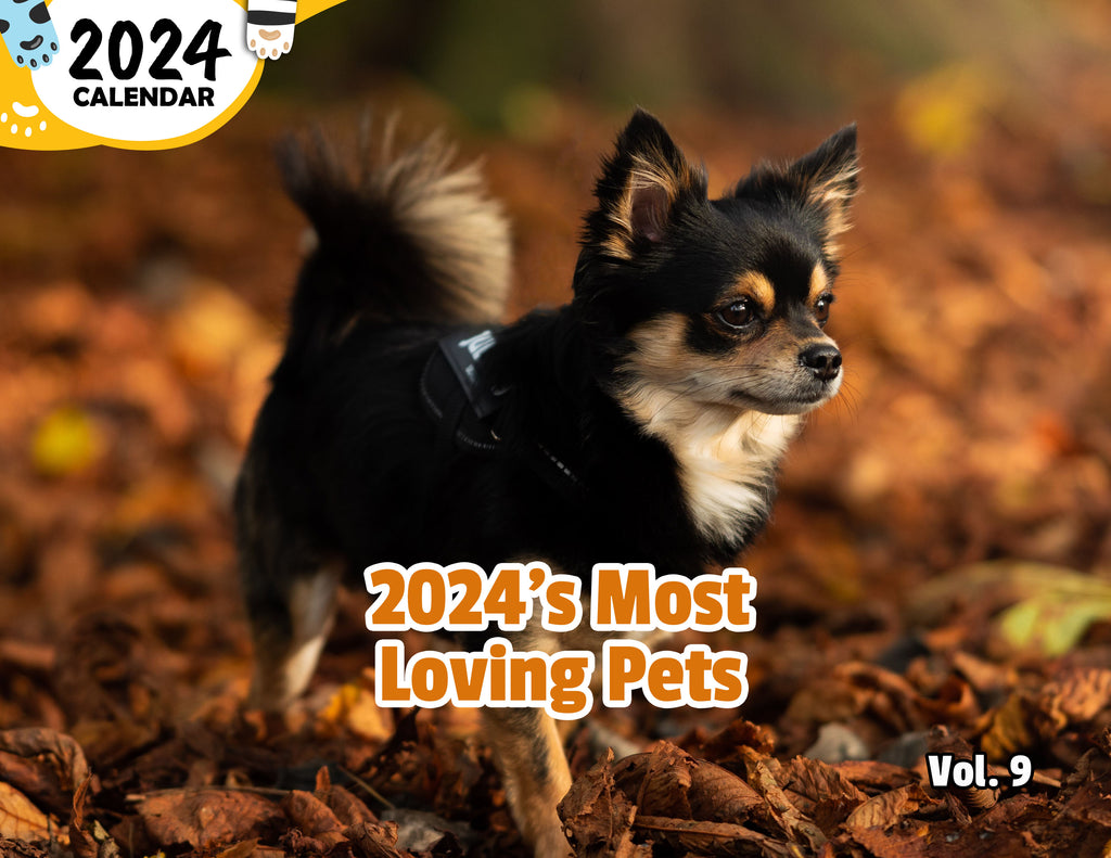 2024's Most Loving Pets Volume Nine: 2024 Wall Calendar (Published)