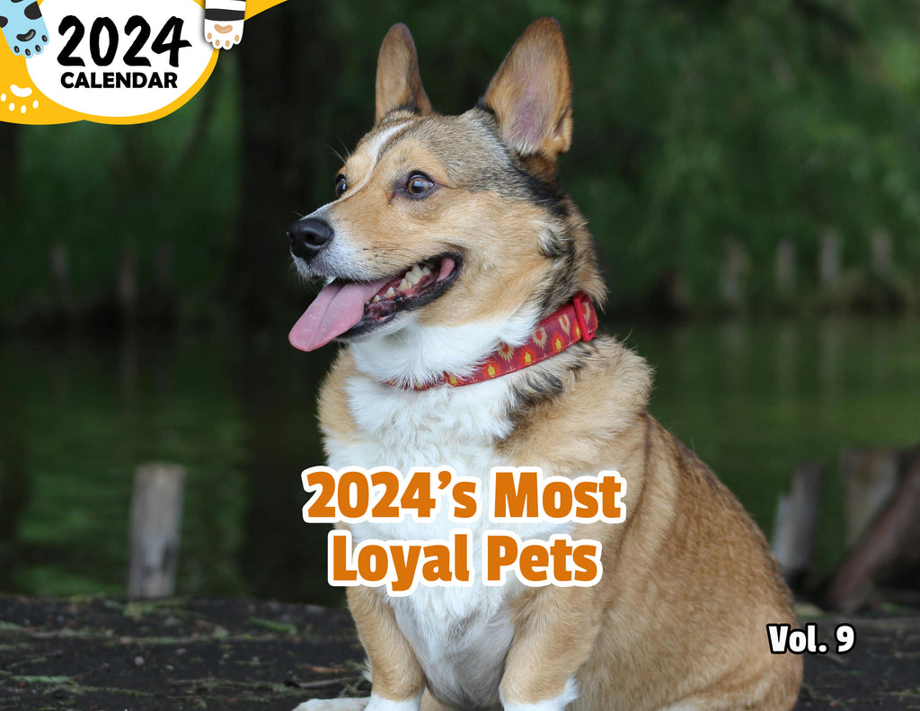 2024's Most Loyal Pets Volume Nine: 2024 Wall Calendar (Published)