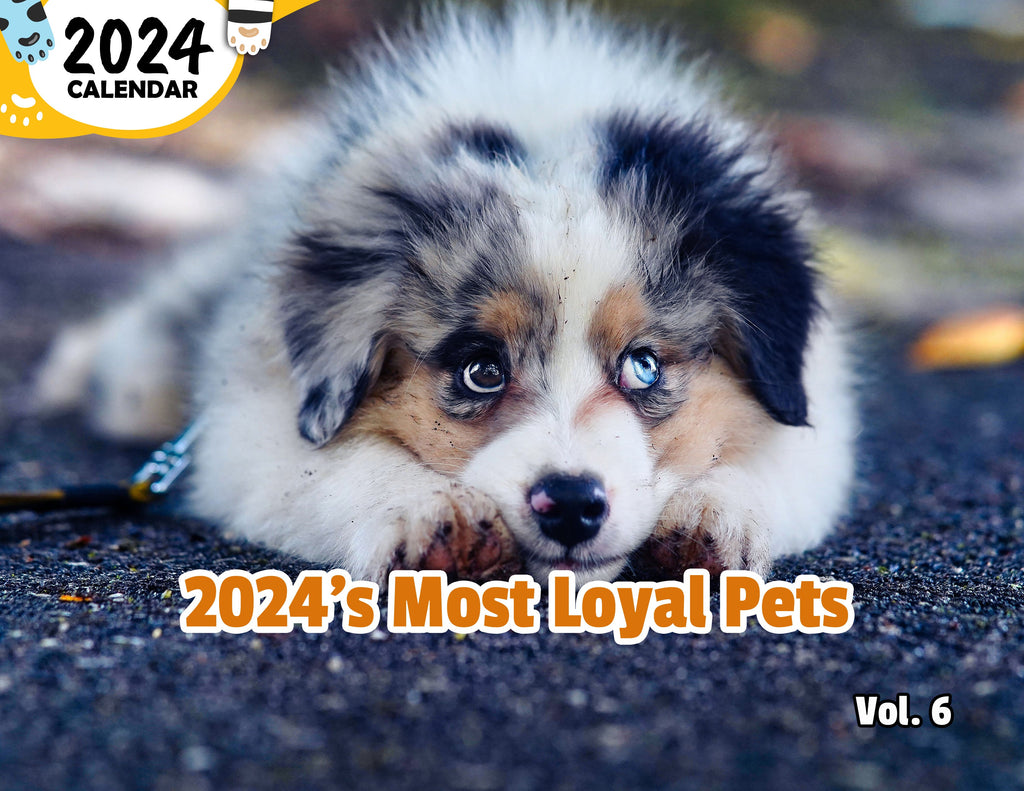 2024's Most Loyal Pets Volume Six: 2024 Wall Calendar (Published)