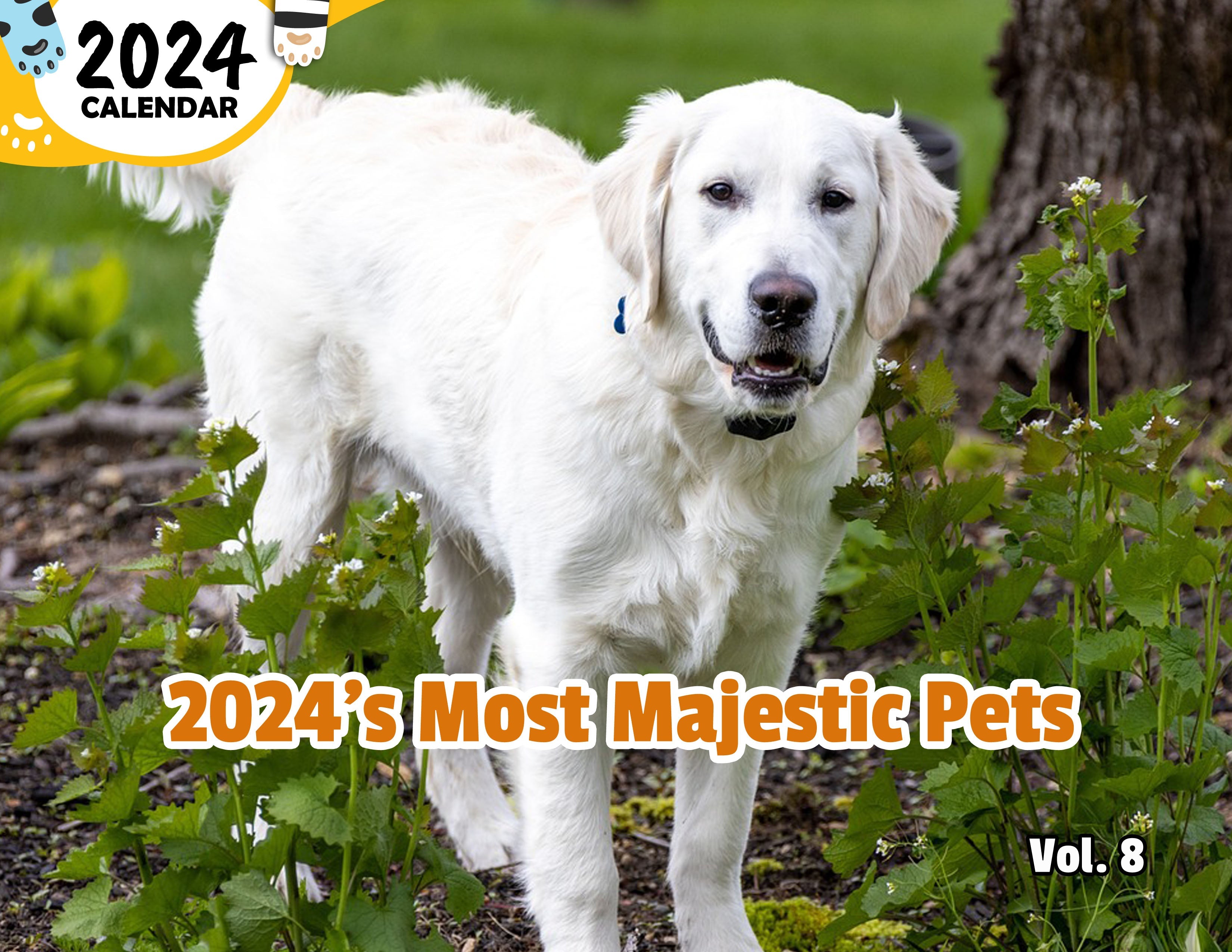 2024's Most Majestic Pets Volume Eight: 2024 Wall Calendar (Published)