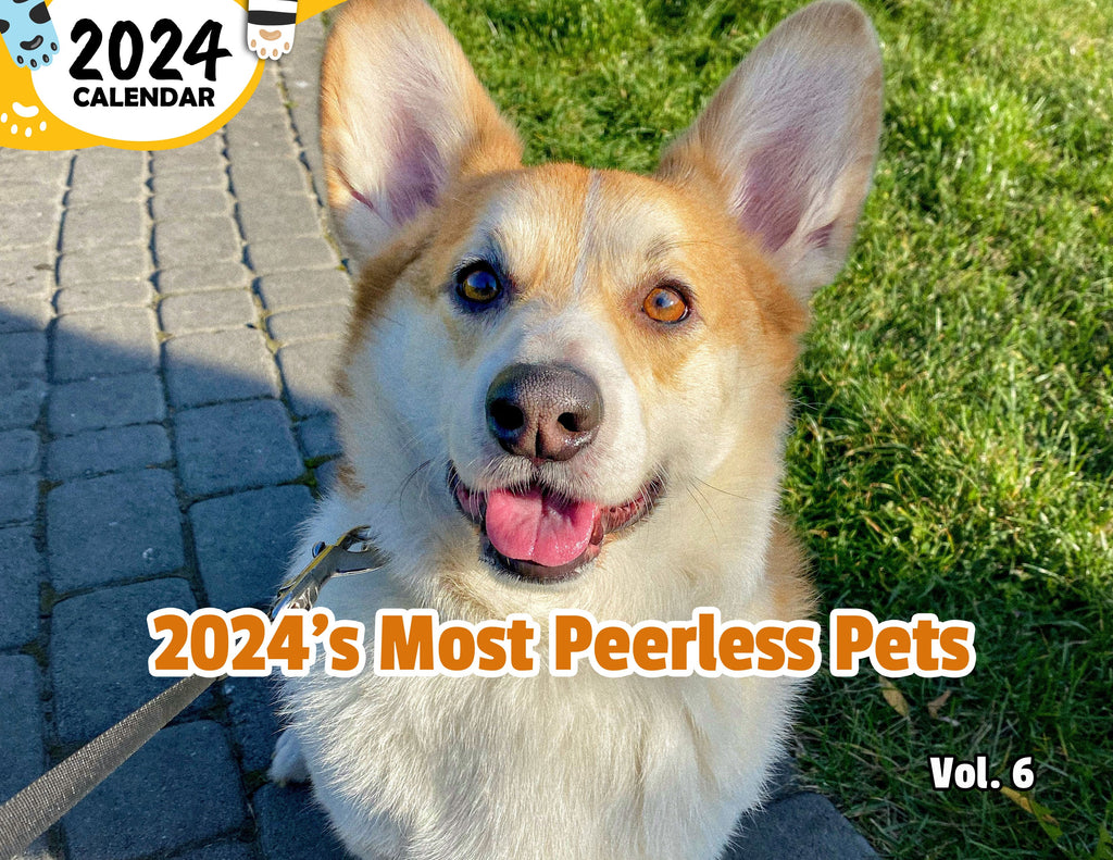 2024's Most Peerless Pets Volume Six: 2024 Wall Calendar (Published)