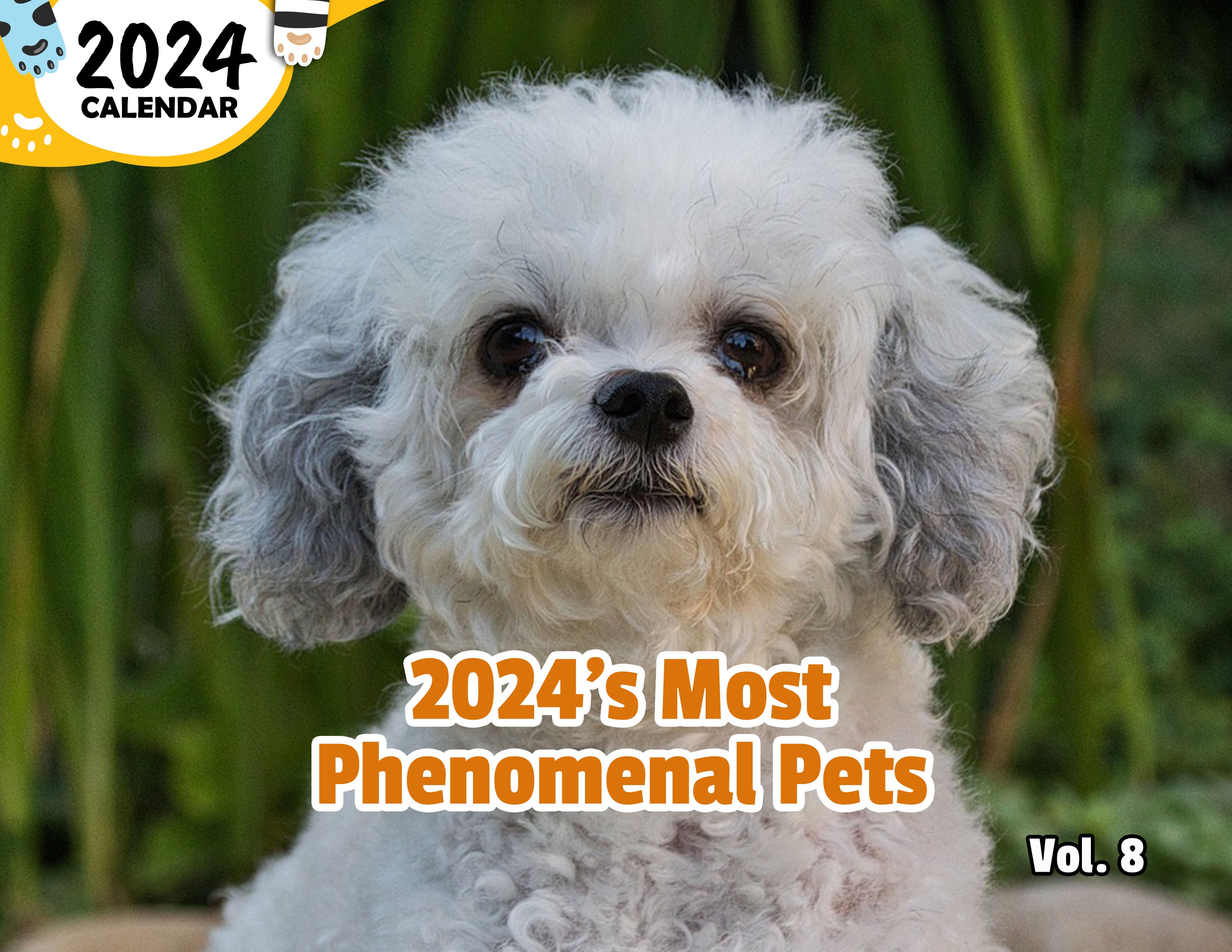 2024's Most Phenomenal Pets Volume Eight: 2024 Wall Calendar (Published)