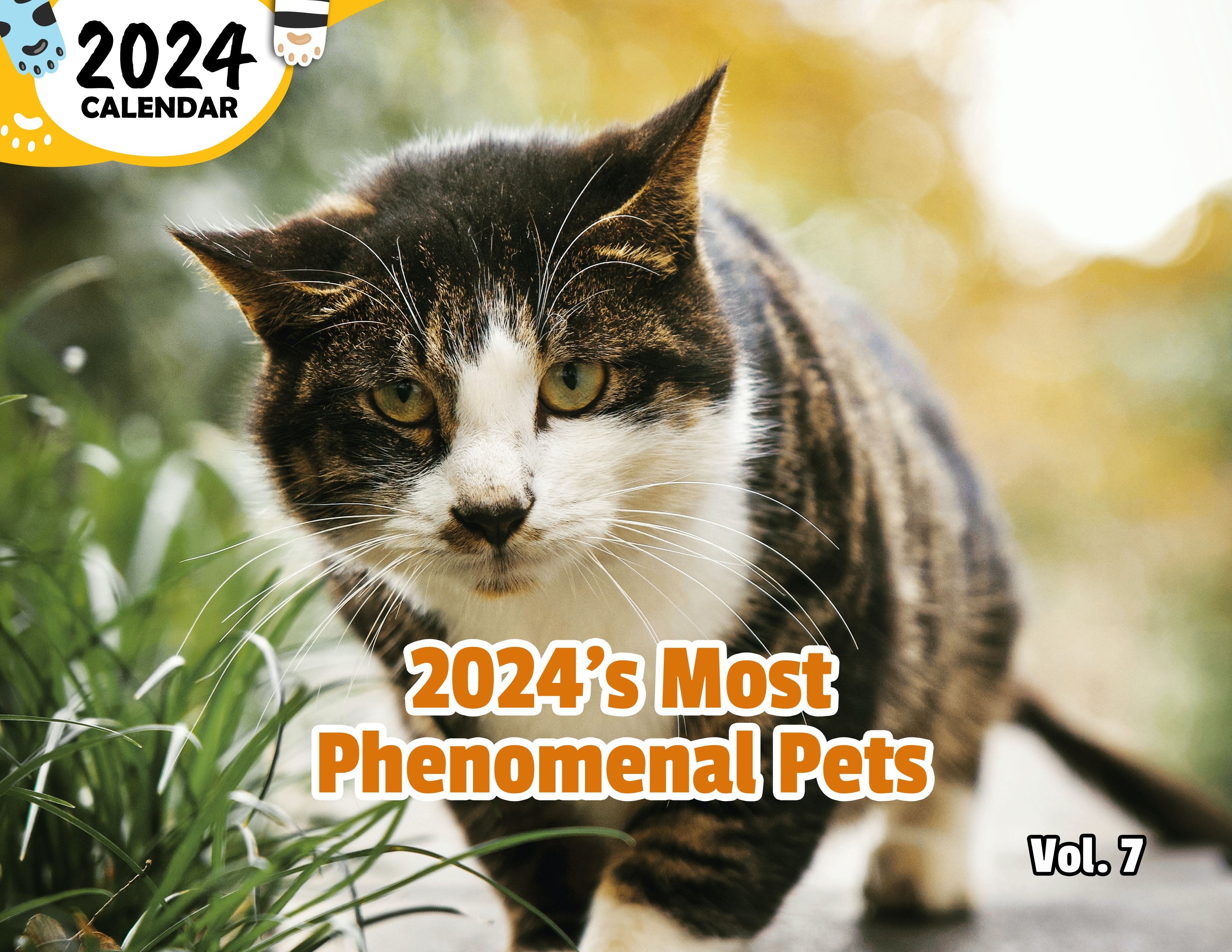2024's Most Phenomenal Pets Volume Seven: 2024 Wall Calendar (Published)