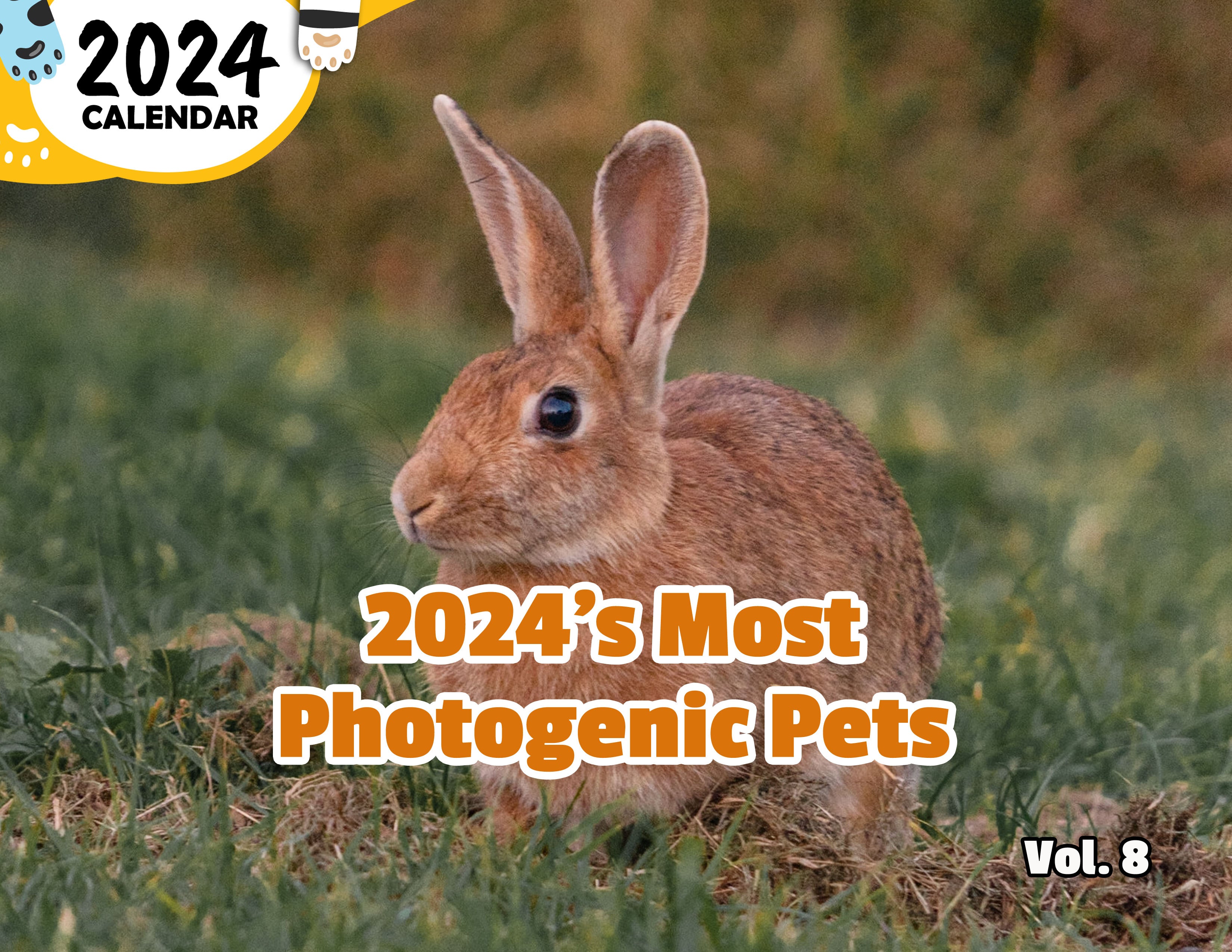 2024's Most Photogenic Pets Volume Eight: 2024 Wall Calendar (Published)