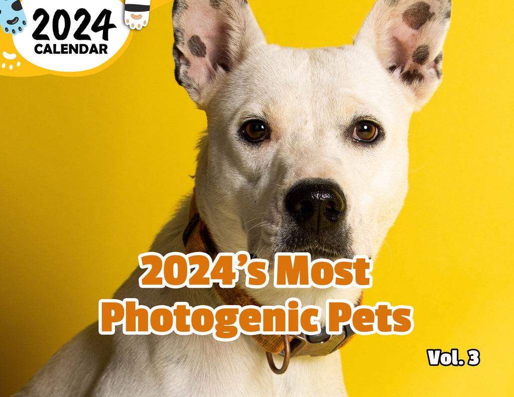 2024's Most Photogenic Pets Volume Three: 2024 Wall Calendar (Published)
