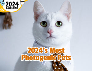 2024's Most Photogenic Pets: 2024 Wall Calendar (Published)
