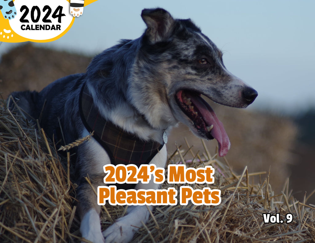 2024's Most Pleasant Pets Volume Nine: 2024 Wall Calendar (Published)