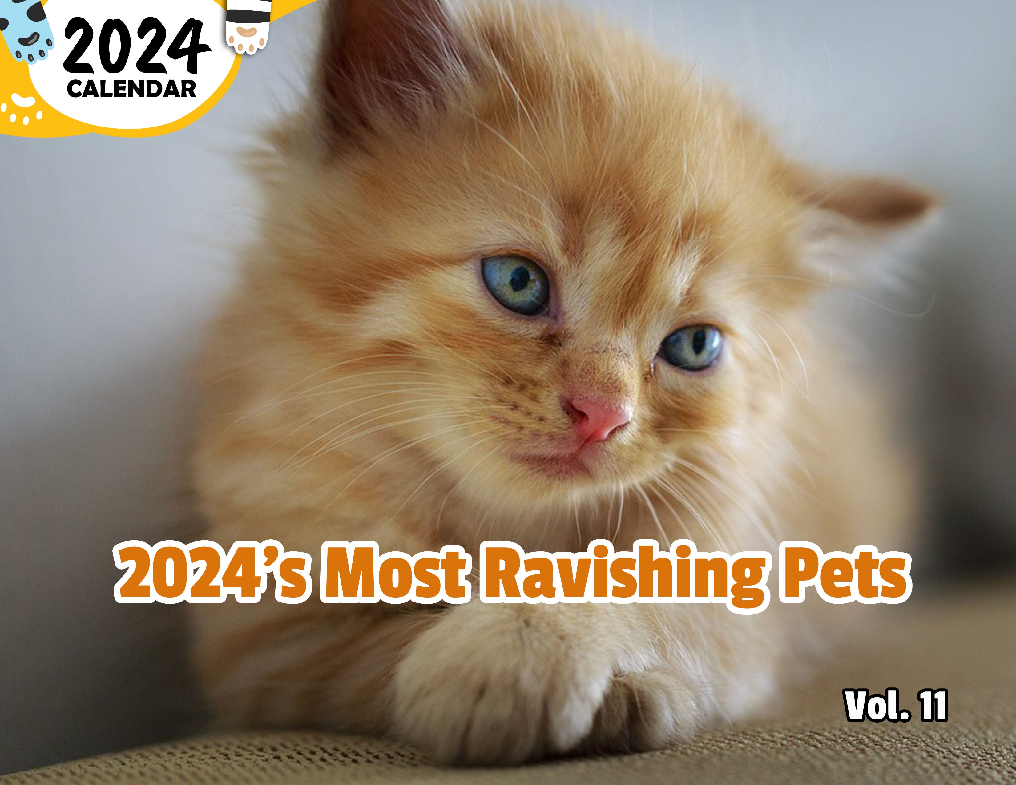 2024's Most Ravishing Pets Volume Eleven: 2024 Wall Calendar (Published)
