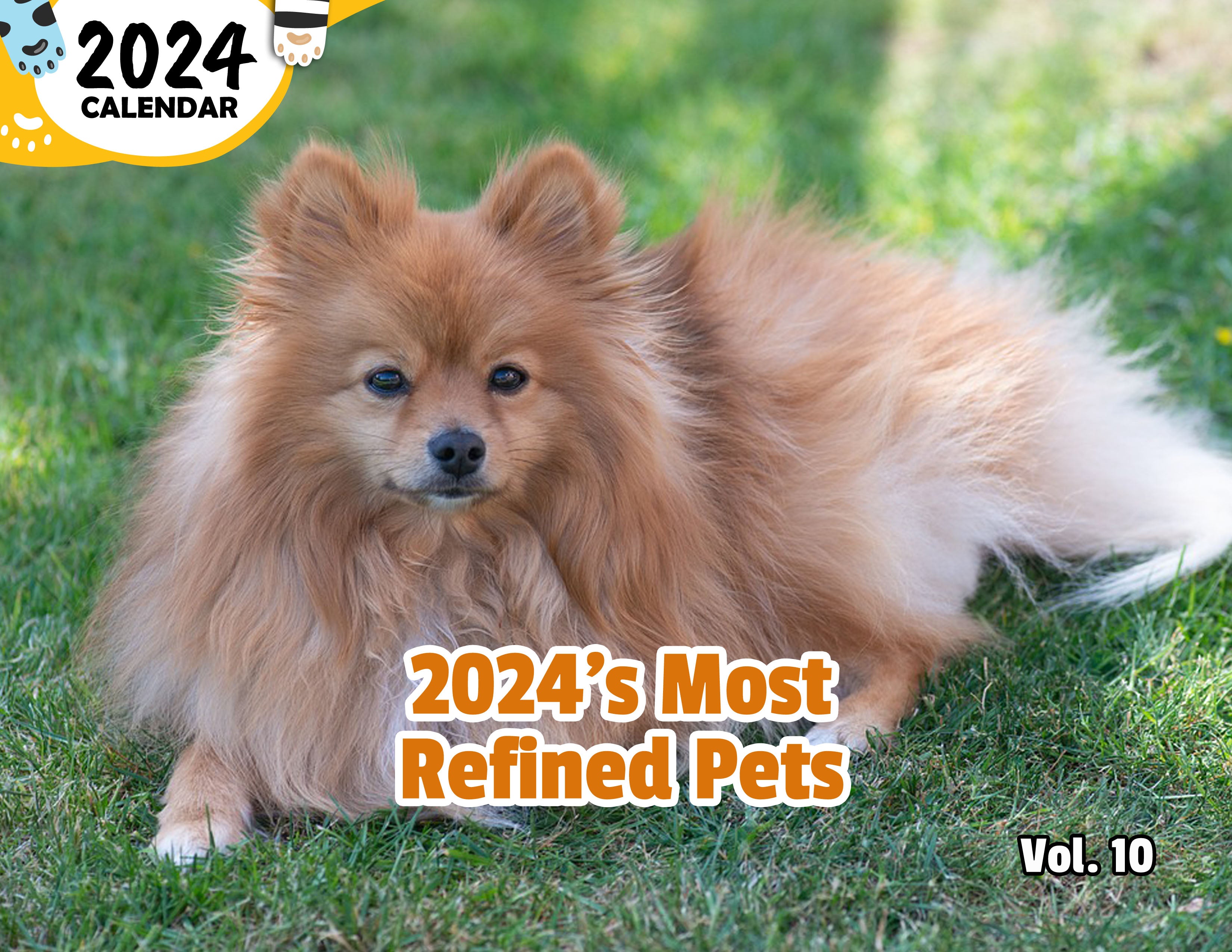 2024's Most Refined Pets Volume Ten: 2024 Wall Calendar (Published)