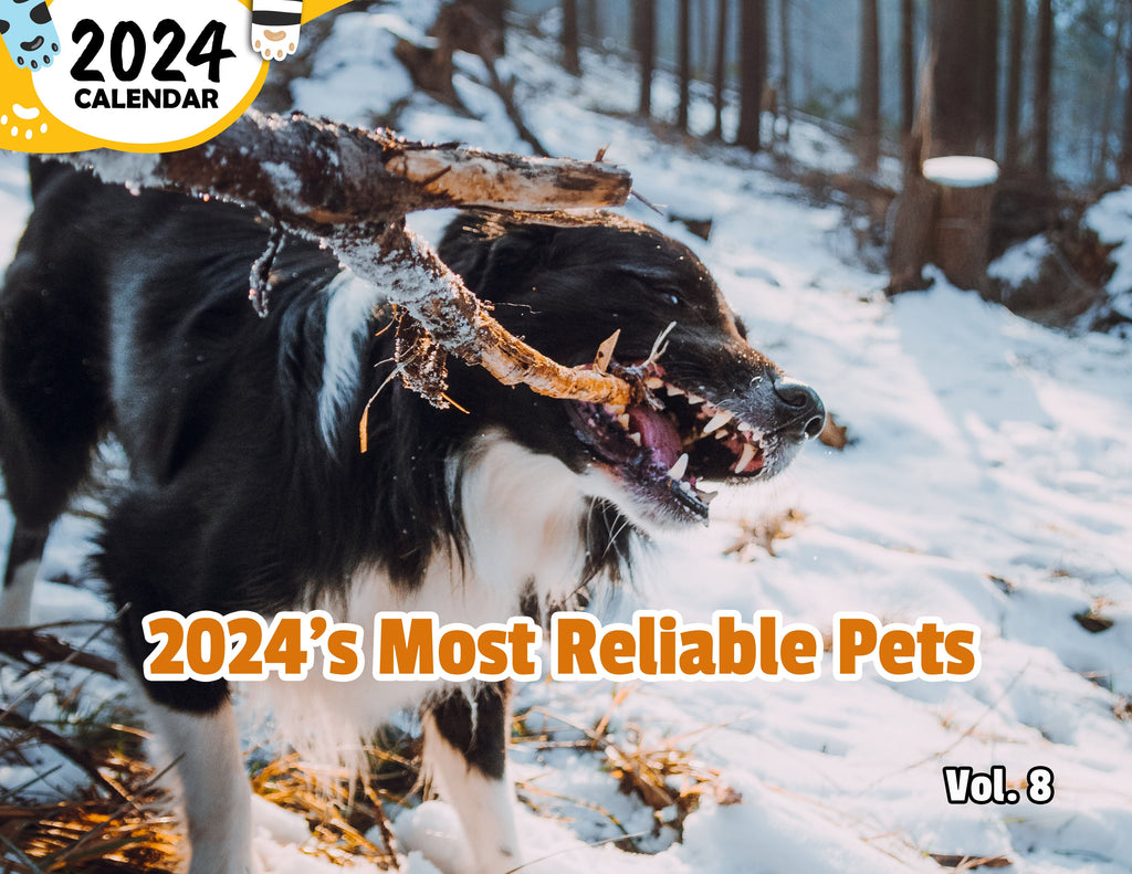 2024's Most Reliable Pets Volume Eight: 2024 Wall Calendar (Published)