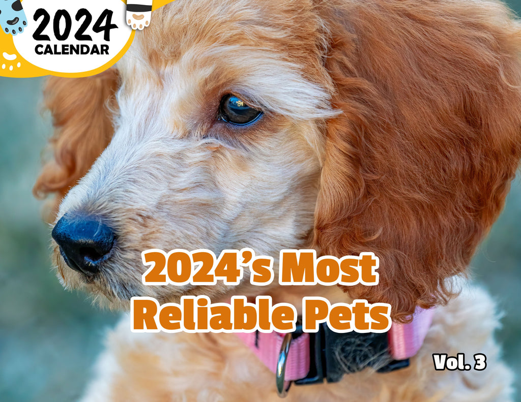 2024's Most Reliable Pets Volume Three: 2024 Wall Calendar (Published)