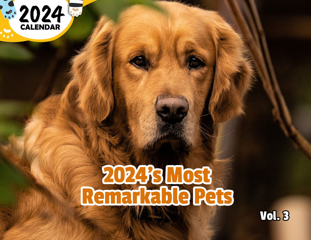2024's Most Remarkable Pets Volume Three: 2024 Wall Calendar (Published)