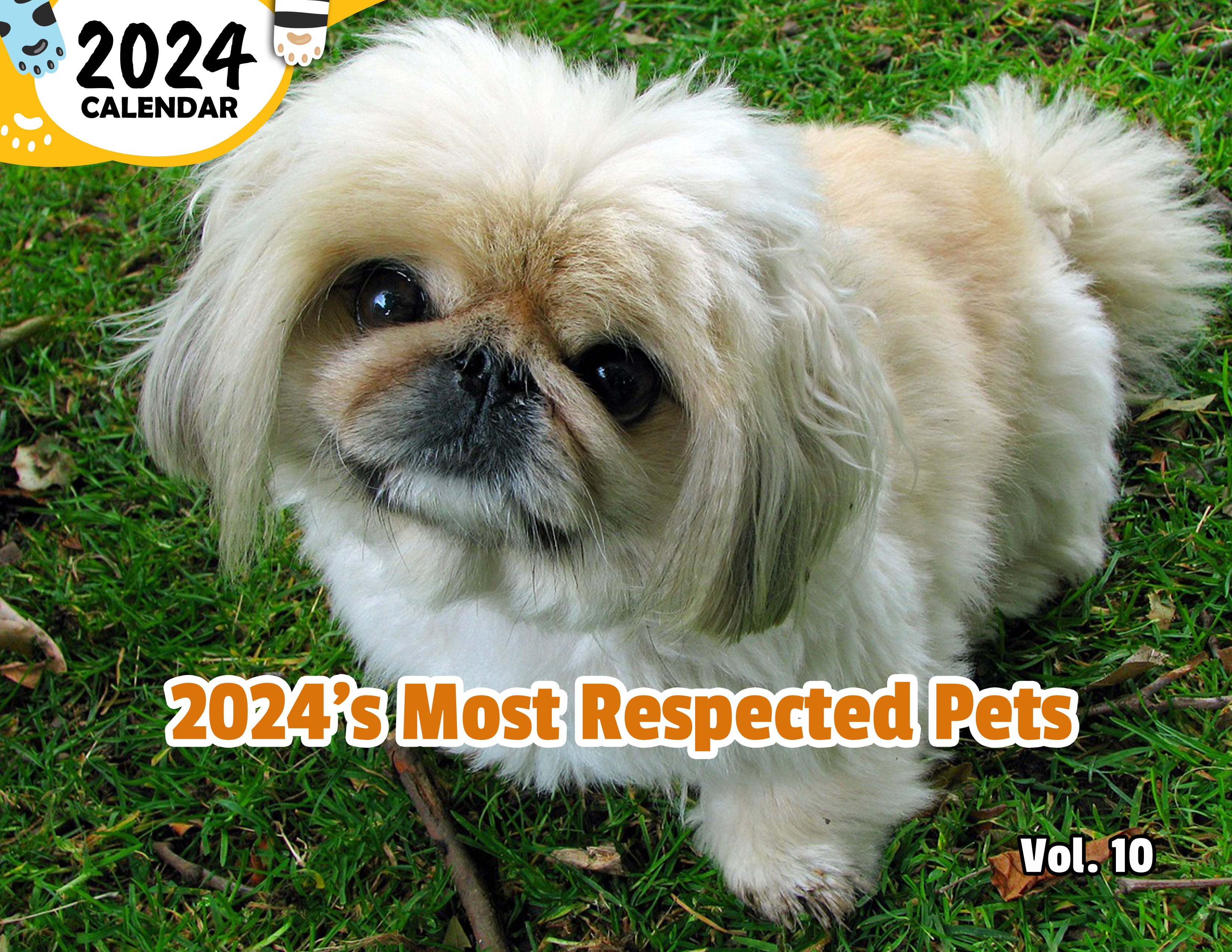 2024's Most Respected Pets Volume Ten: 2024 Wall Calendar (Published)