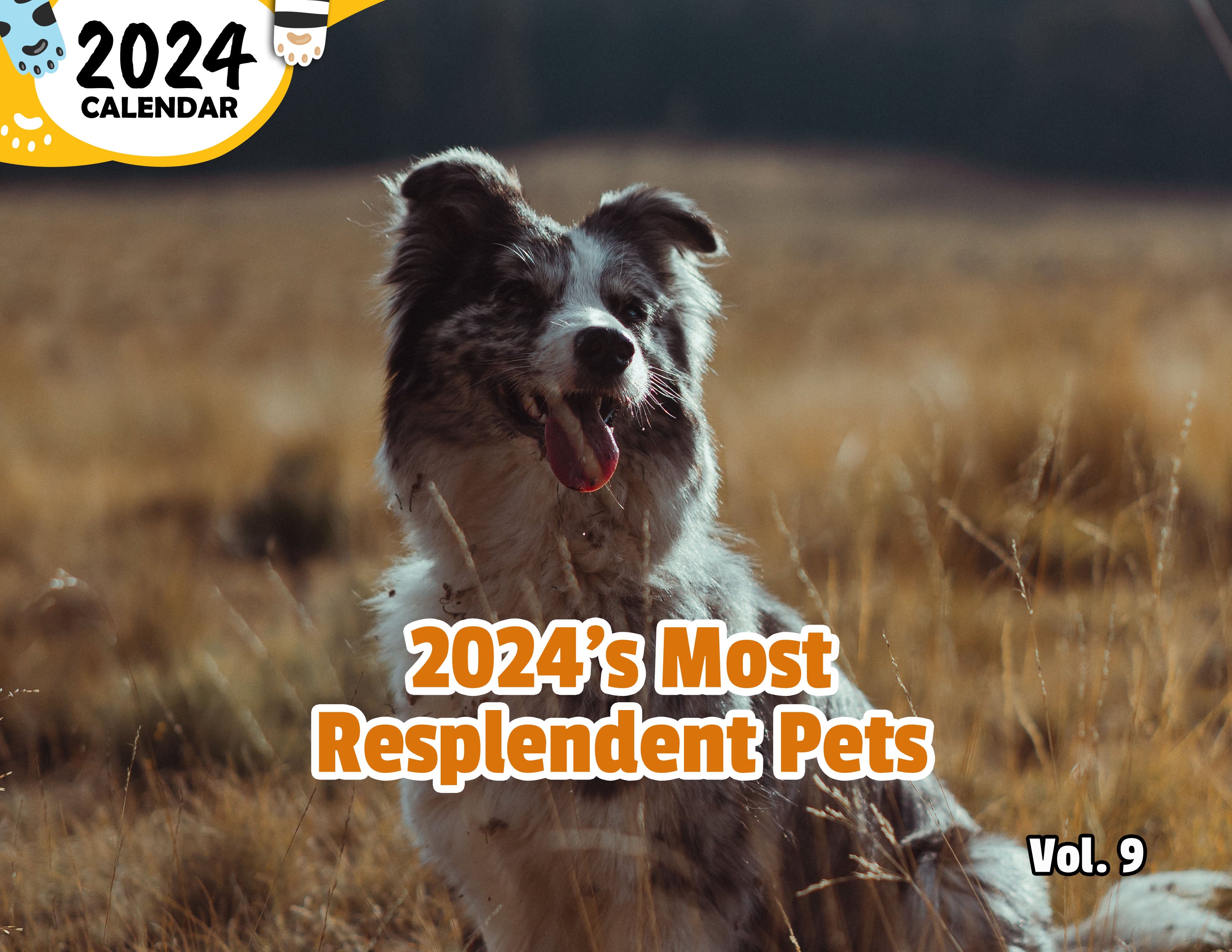 2024's Most Resplendent Pets Volume Nine: 2024 Wall Calendar (Published)