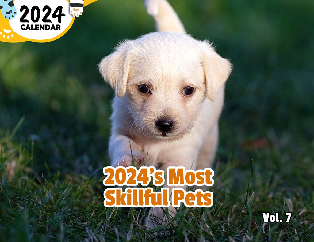 2024's Most Skillful Pets Volume Seven: 2024 Wall Calendar (Published)