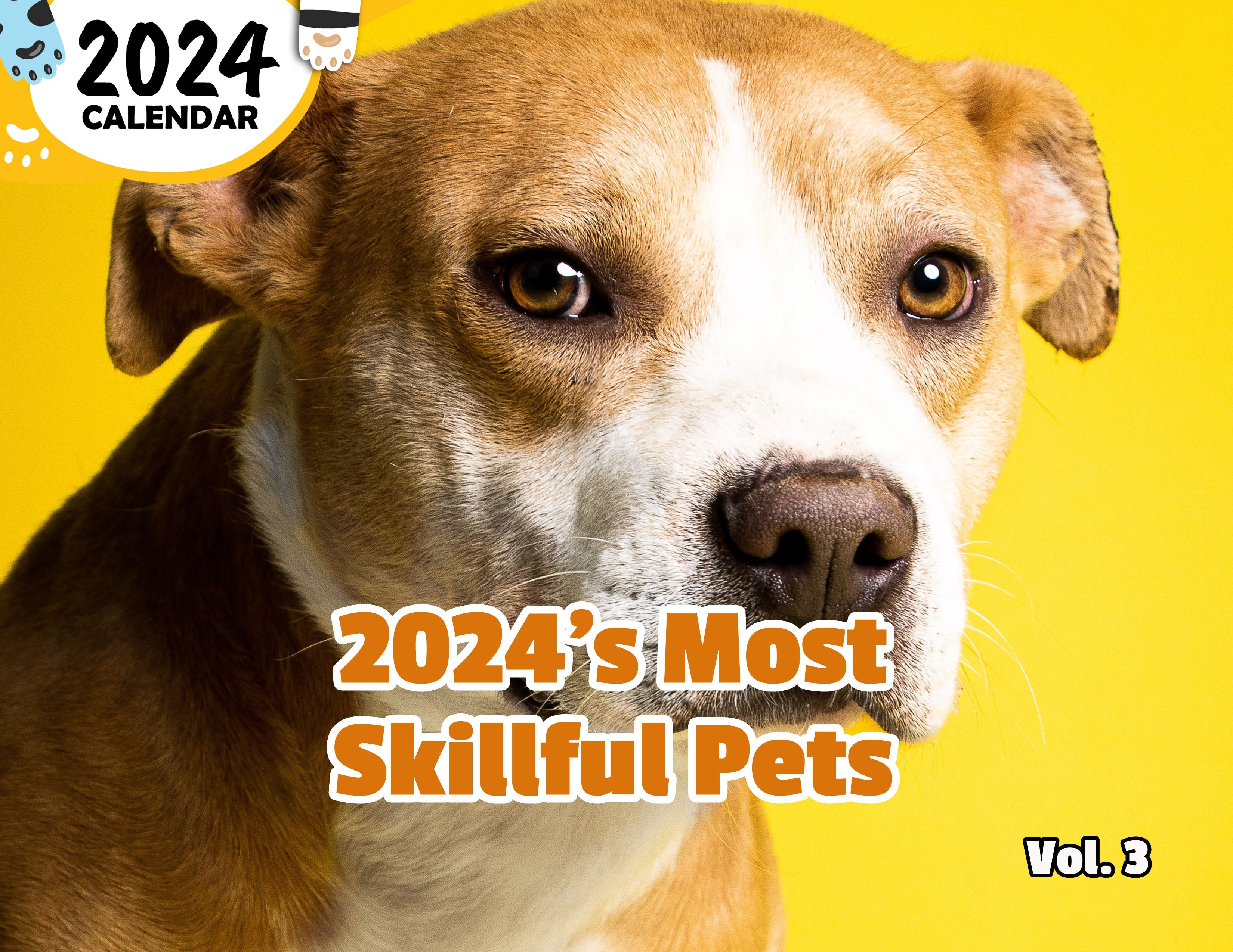 2024's Most Skillful Pets Volume Three: 2024 Wall Calendar (Published)