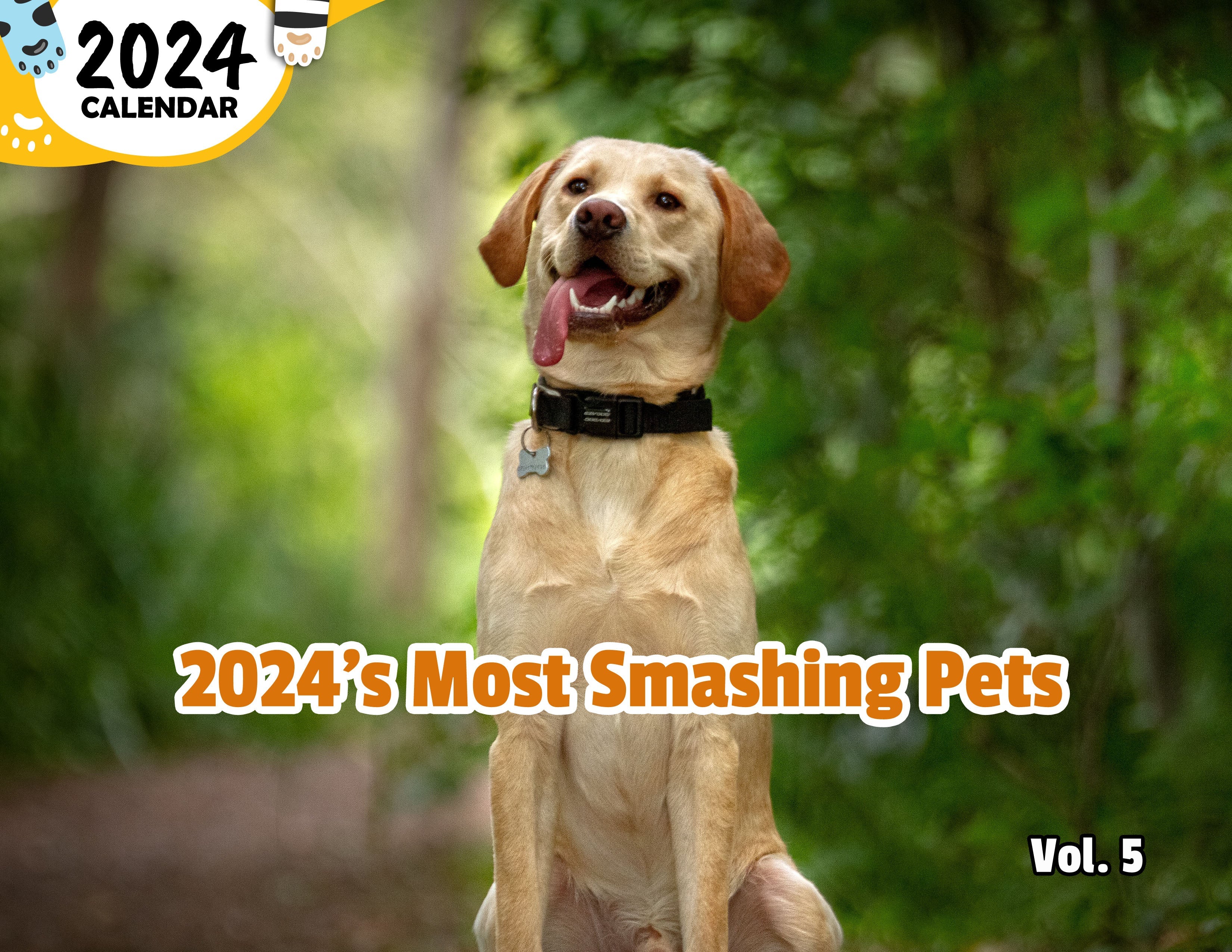 2024's Most Smashing Pets Volume Five: 2024 Wall Calendar (Published)