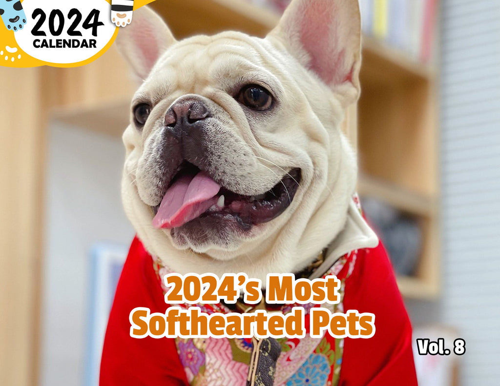 2024's Most Softhearted Pets Volume Eight: 2024 Wall Calendar (Published)