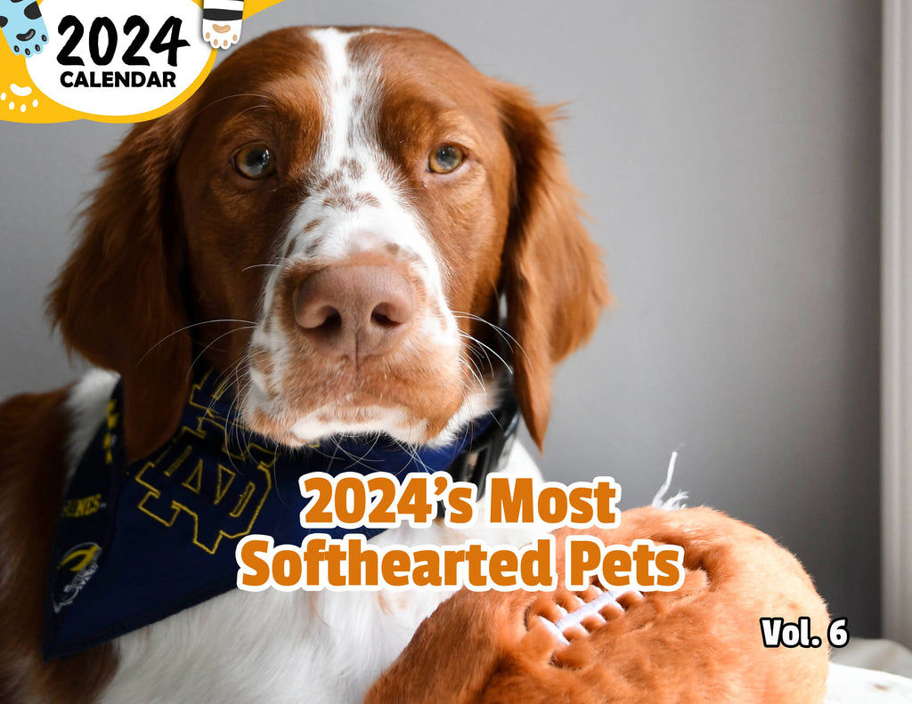2024's Most Softhearted Pets Volume Six: 2024 Wall Calendar (Published)
