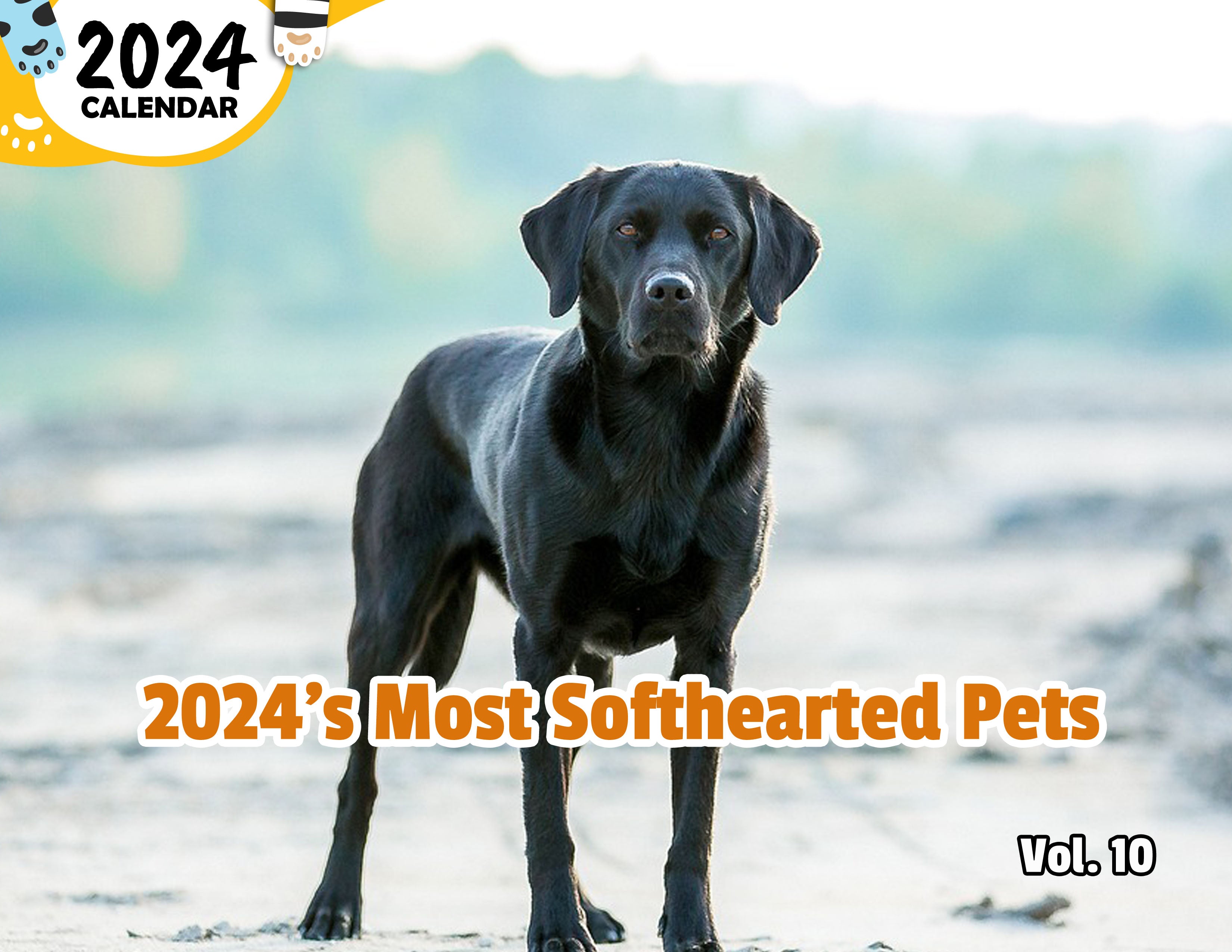 2024's Most Softhearted Pets Volume Ten: 2024 Wall Calendar (Published)